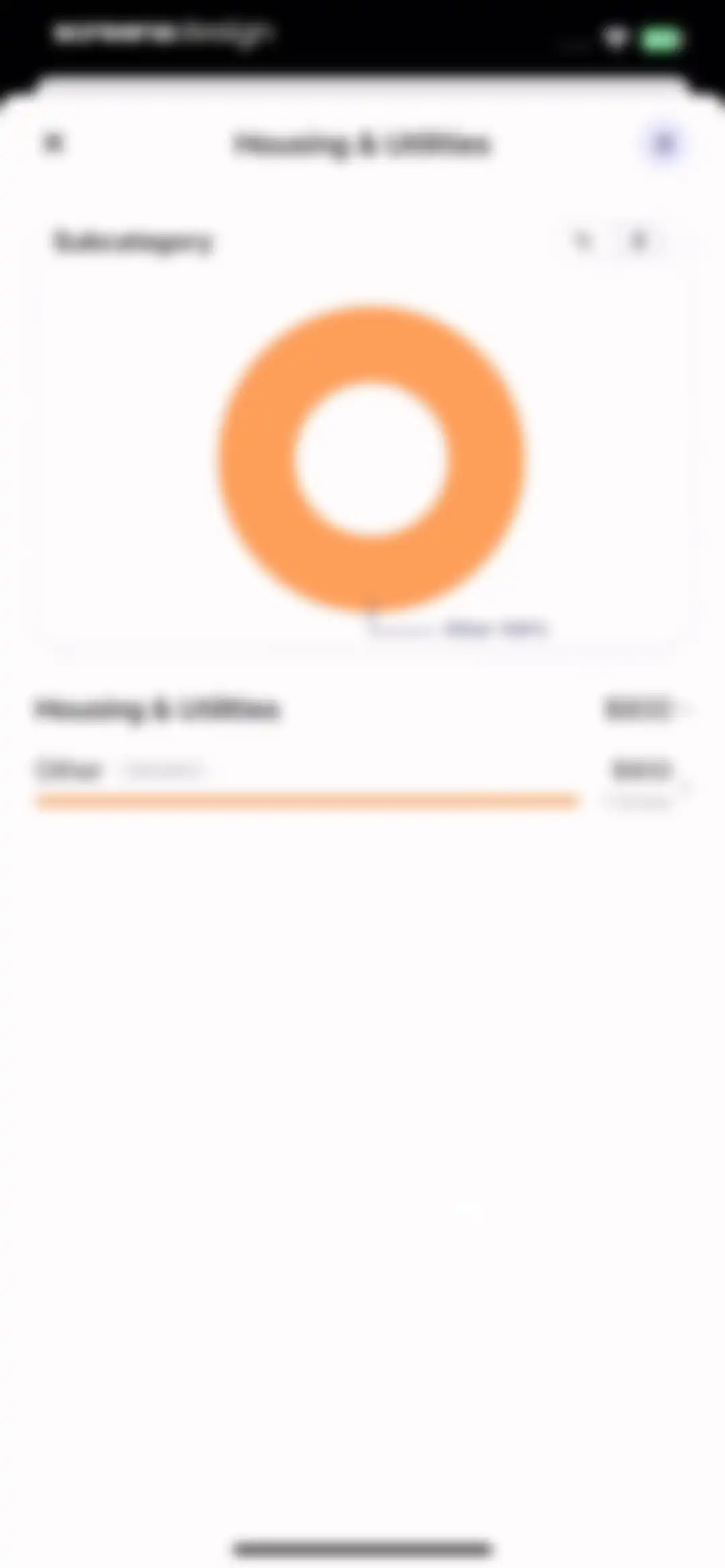 Budget app - spending tracker screen 72