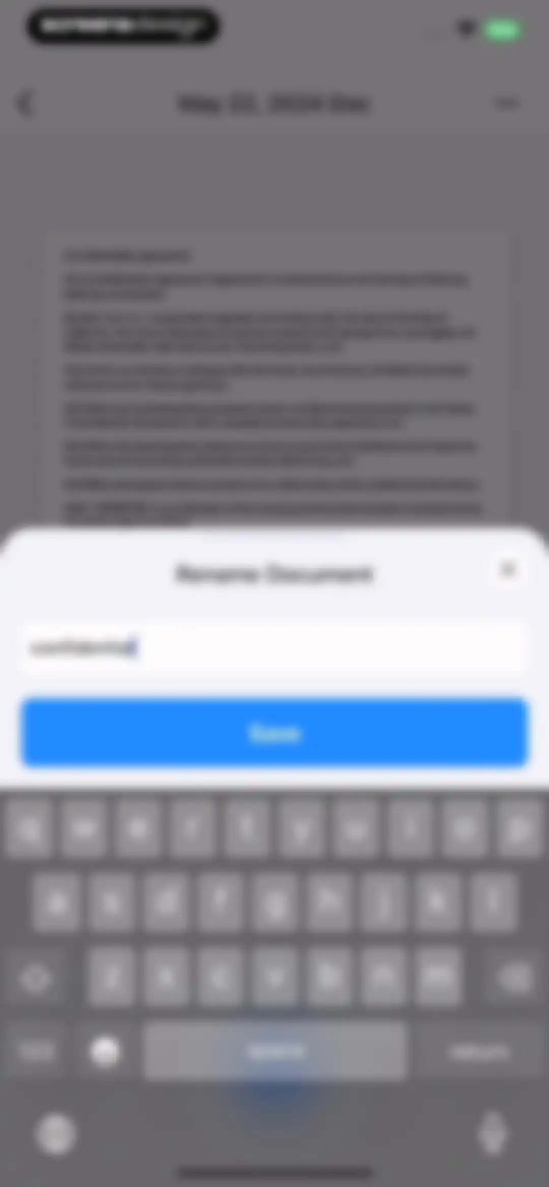 Scanner Doc: Scan PDF Document screen 22
