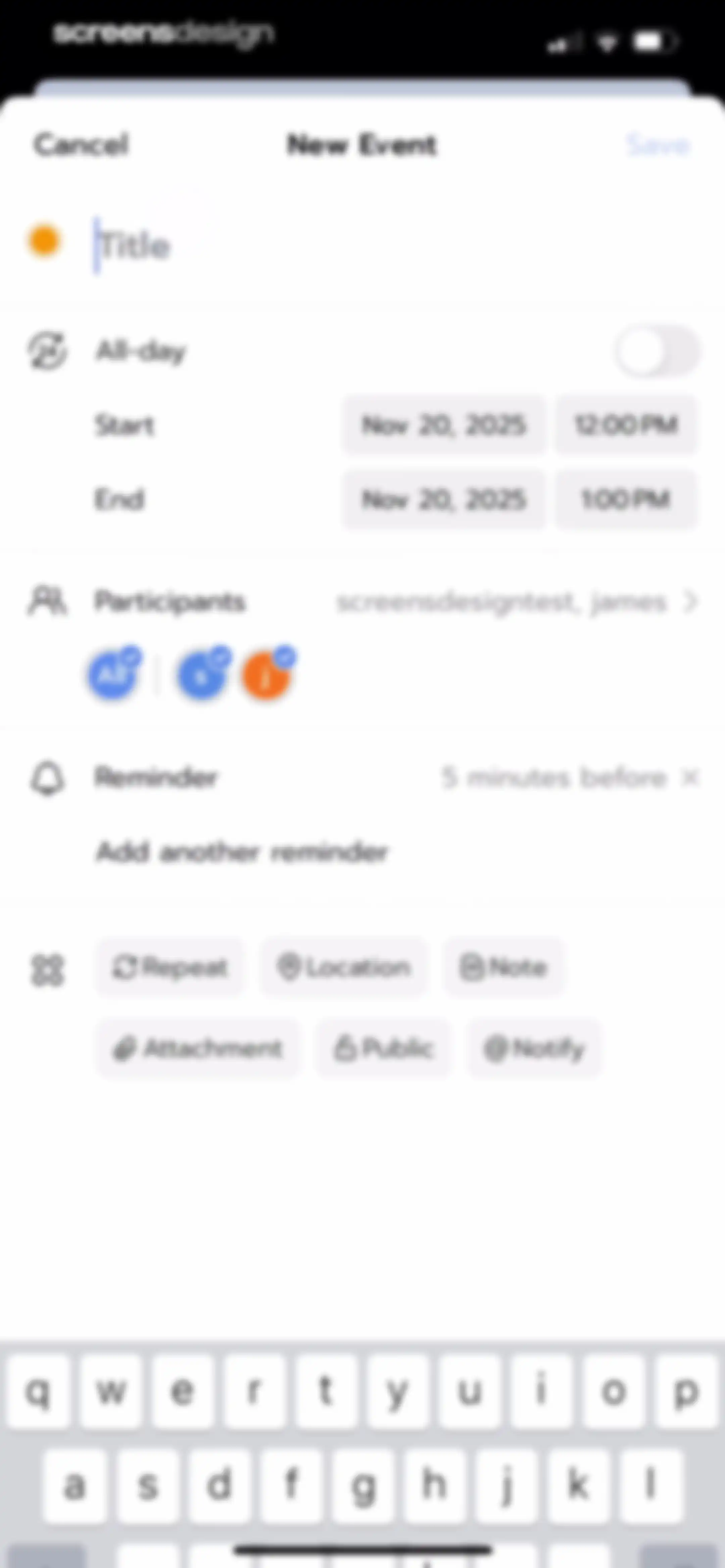 Shared Family Calendar: FamCal screen 48