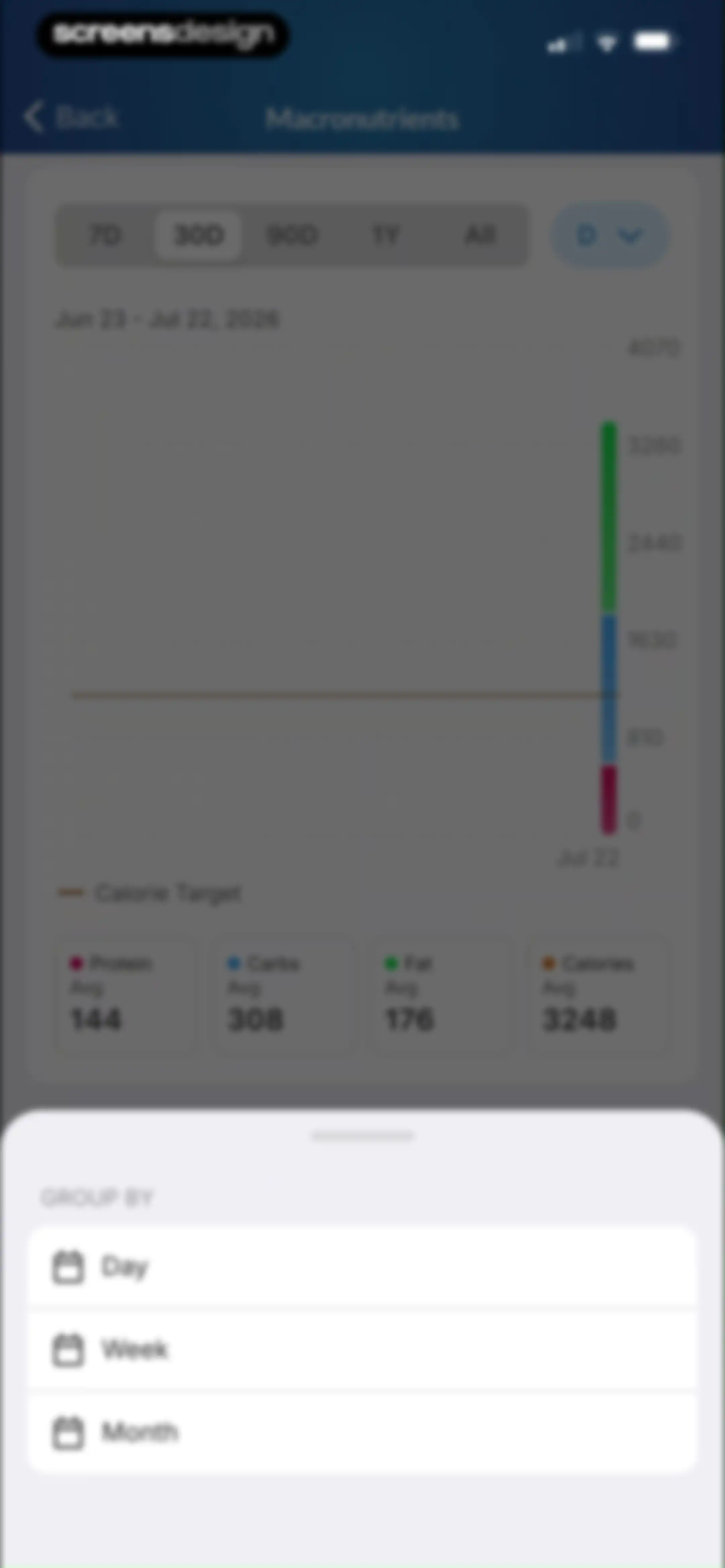 MacrosFirst - Macro Tracker screen 74