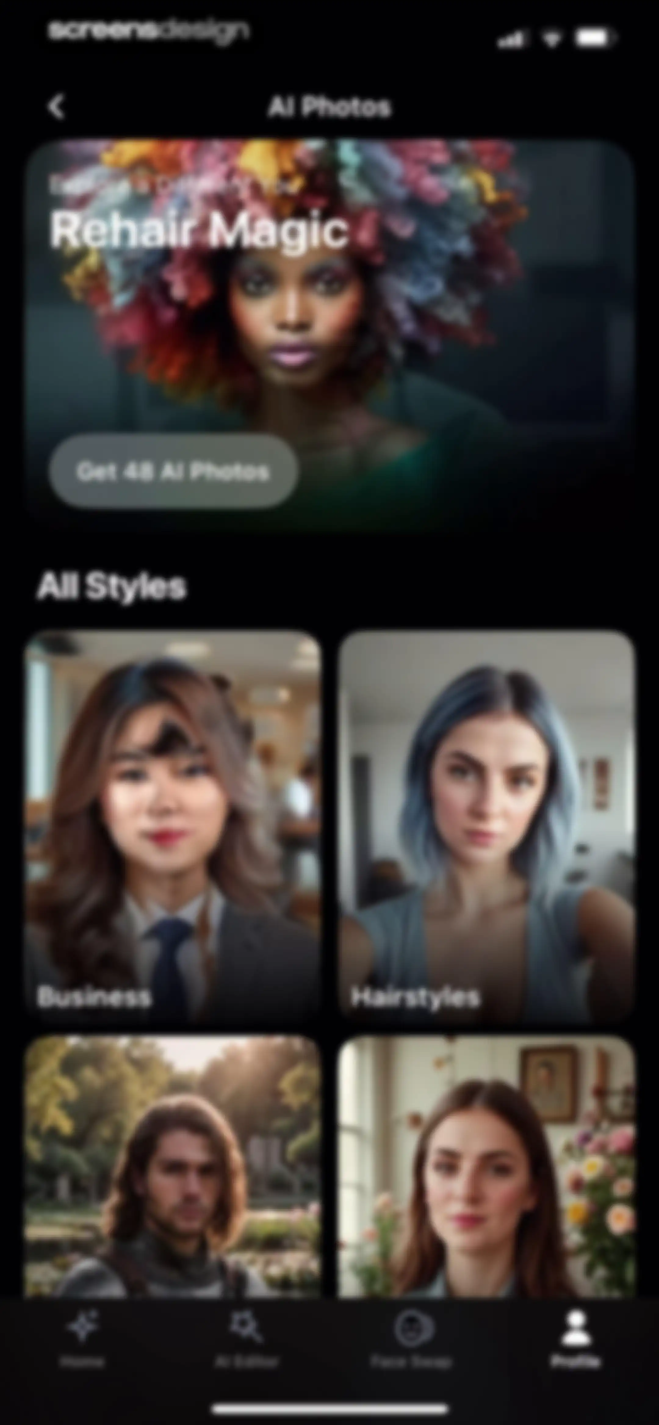 Reface: Face Edit AI Photo App screen 107