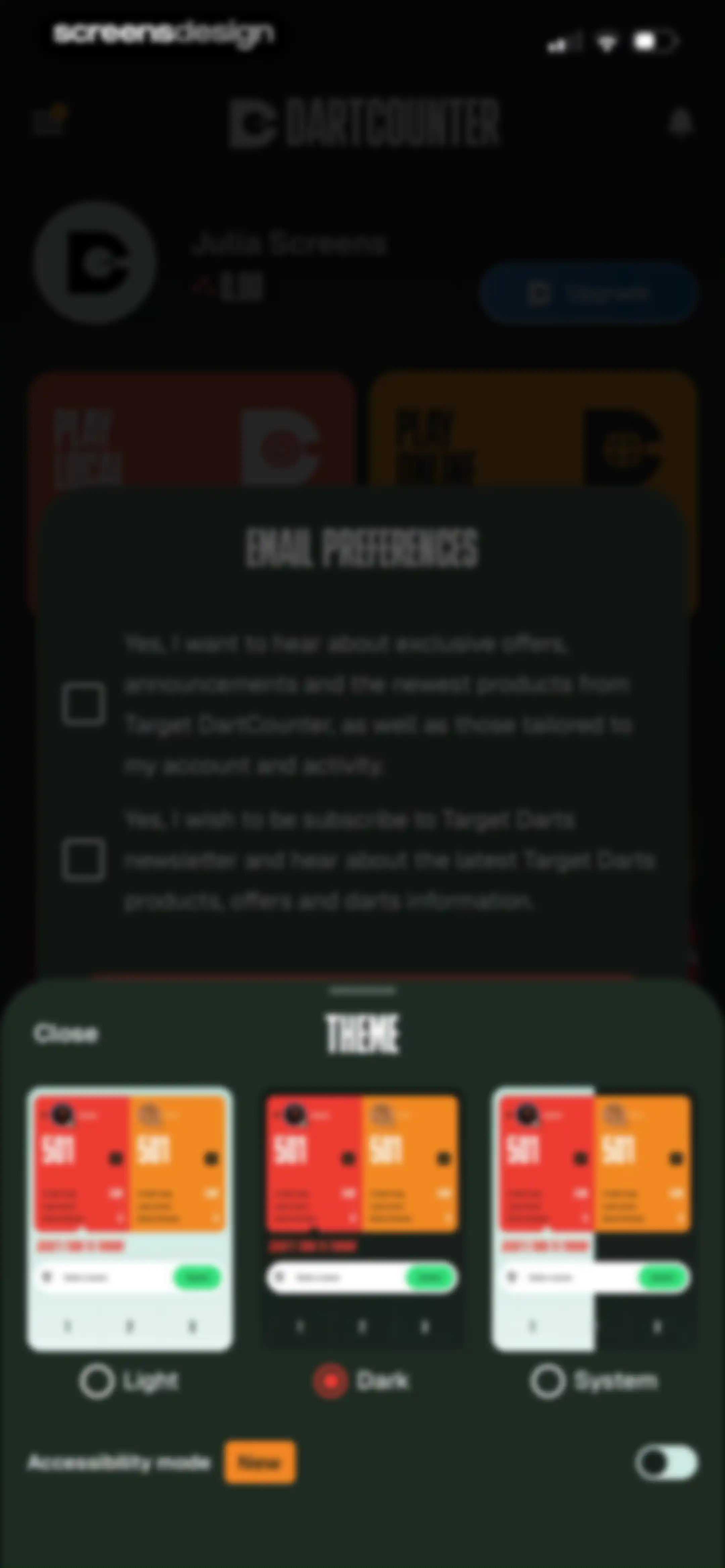 DartCounter screen 9