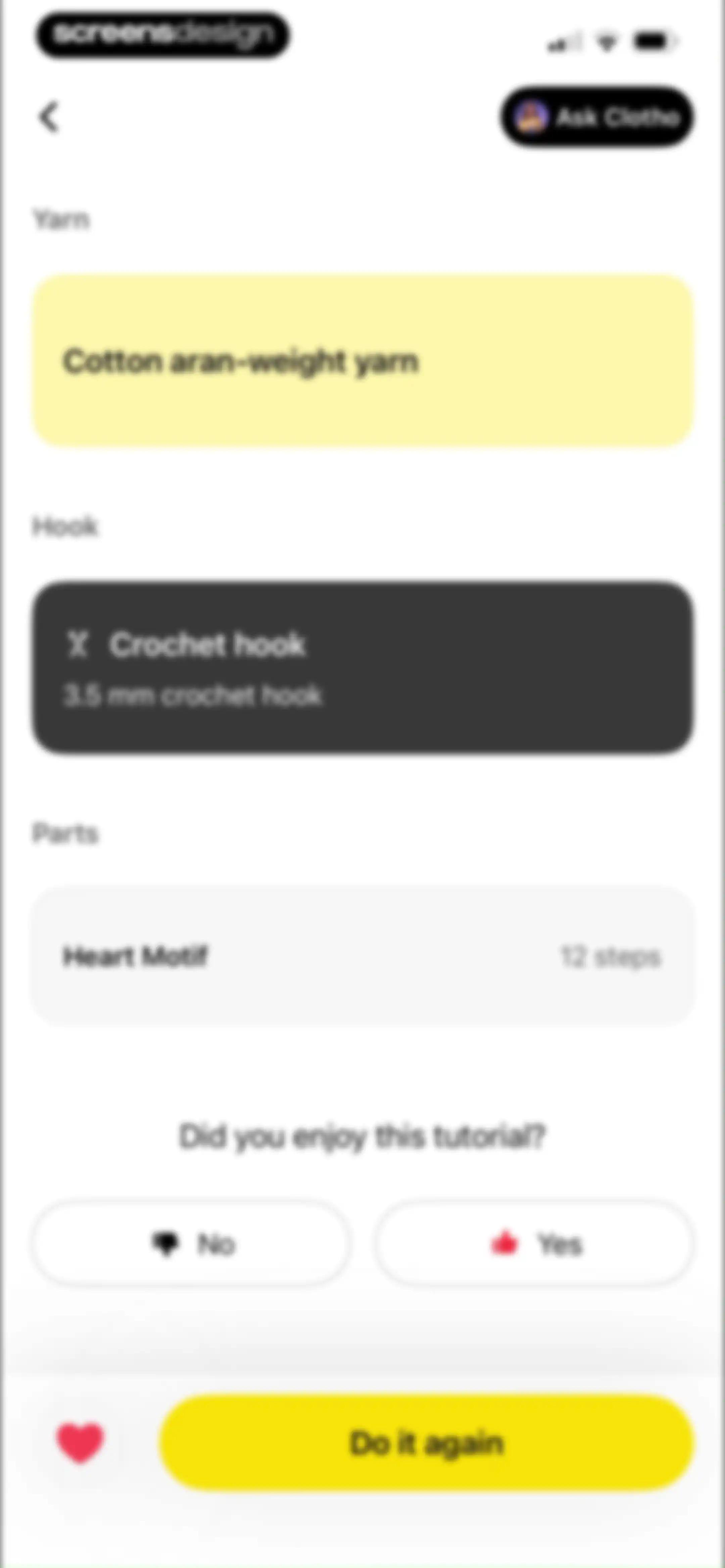LoopCraft: Crochet & Knitting screen 36