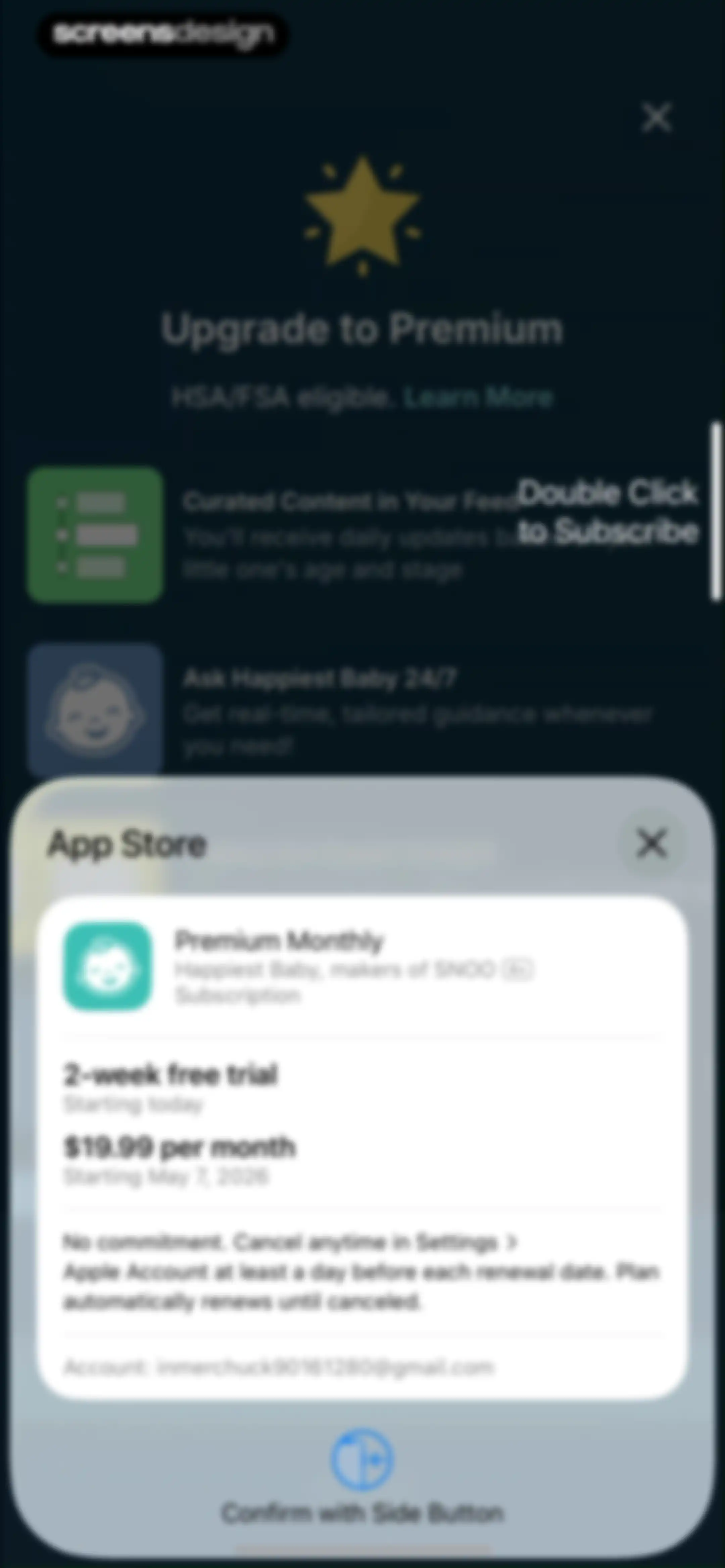 Happiest Baby, makers of SNOO screen 24