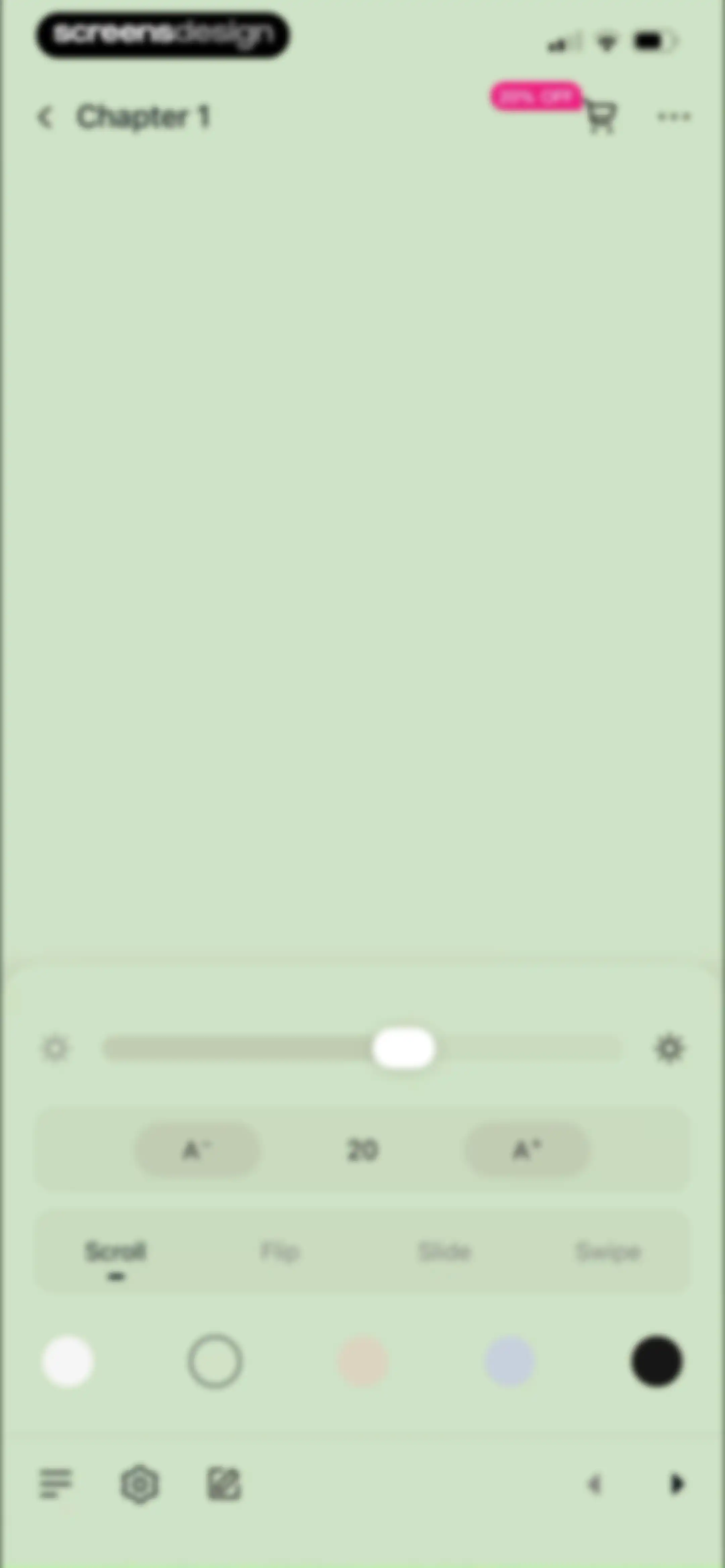 Literie screen 18