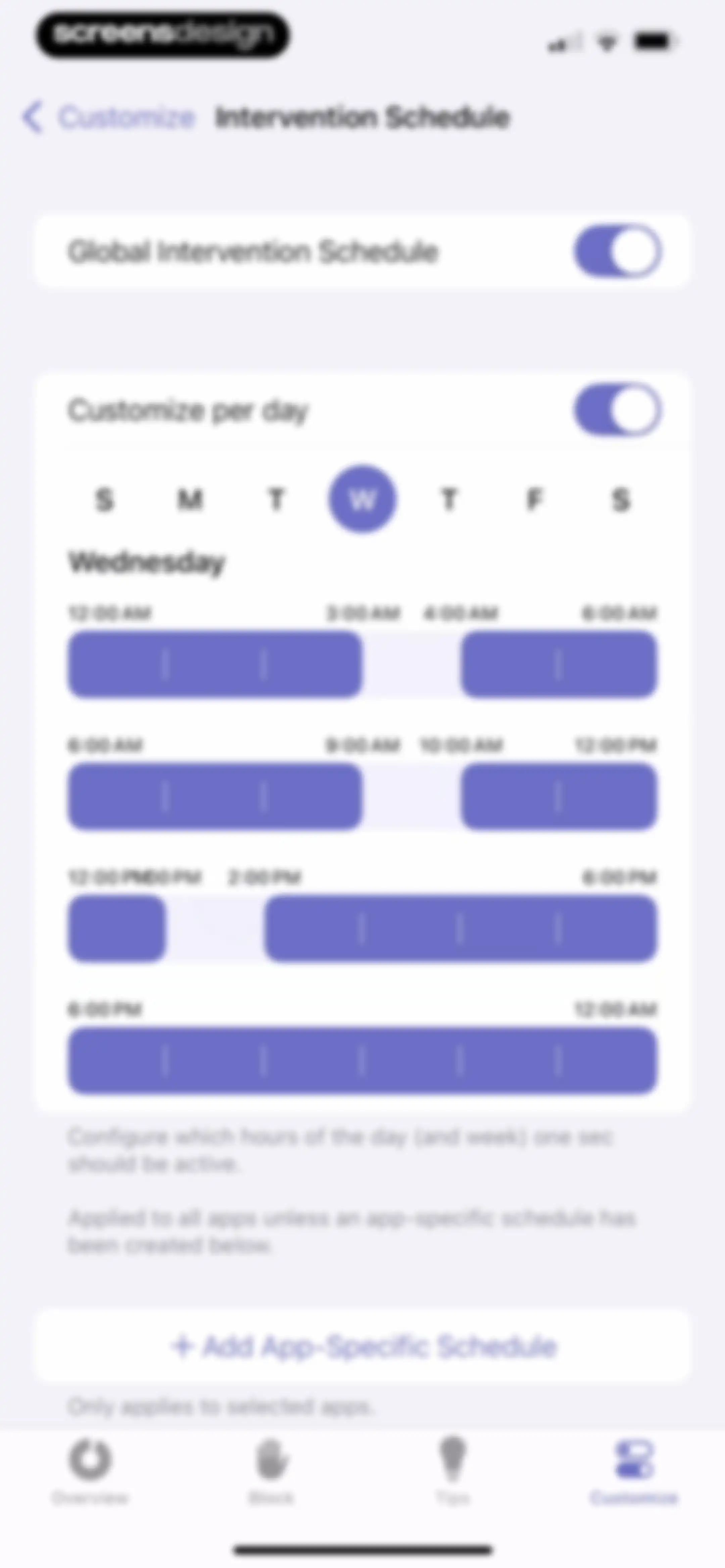 one sec | screen time + focus screen 101