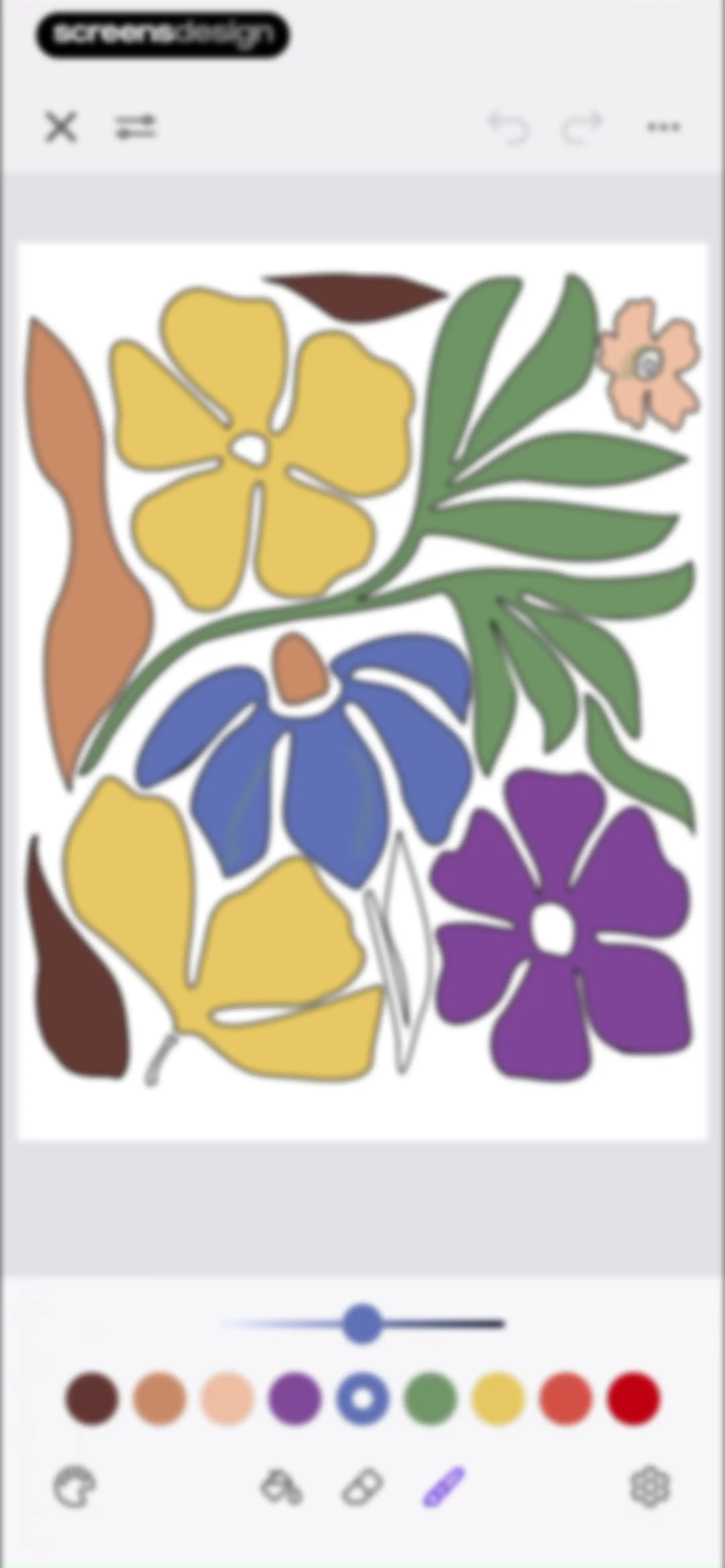 Adult Coloring Book - Pigment screen 72