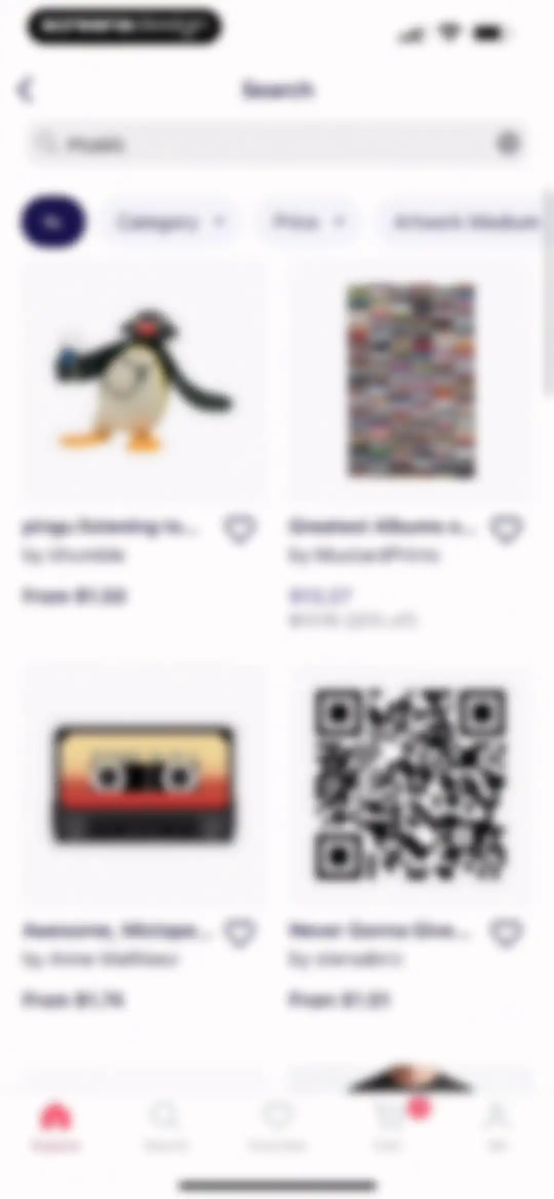 Redbubble - Shop original art screen 52