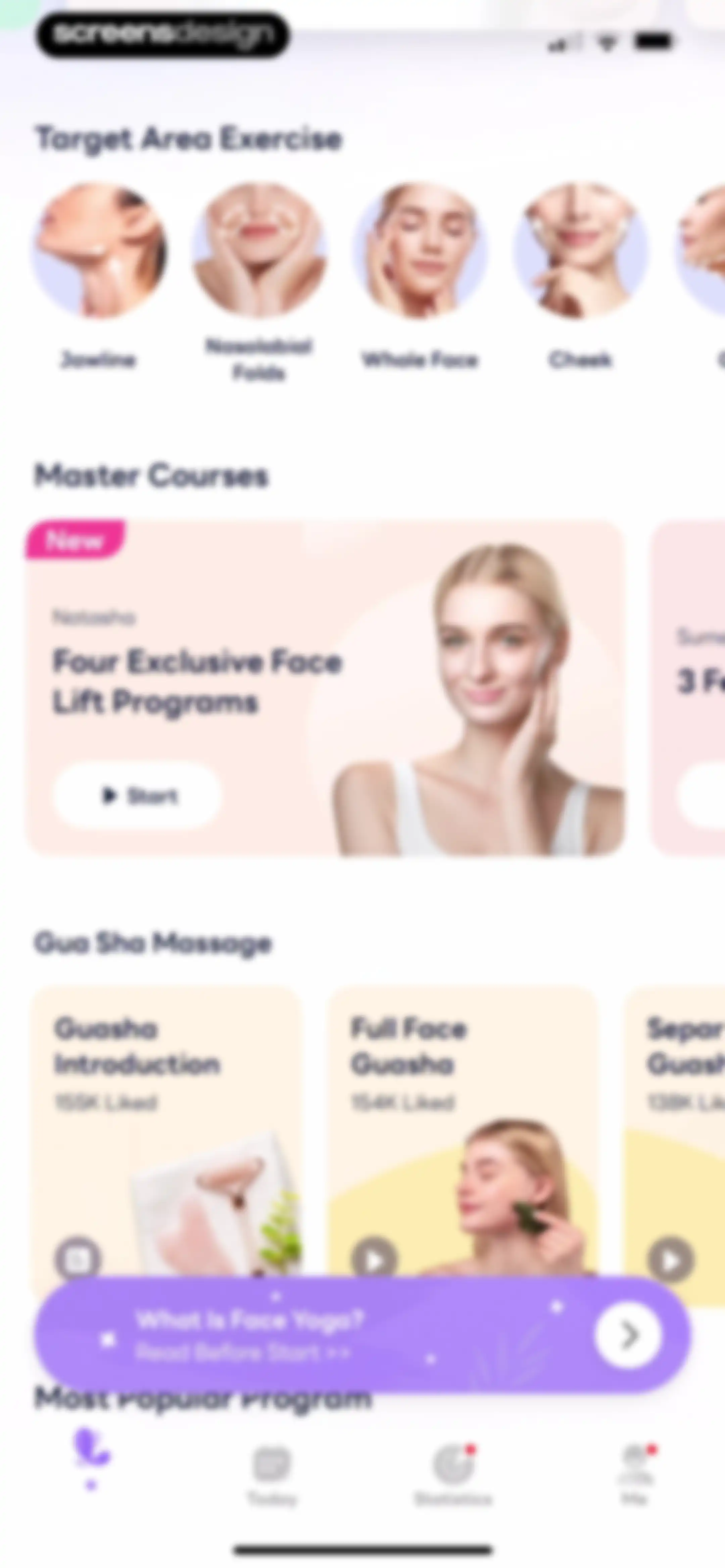 FaceYogi - Face Yoga, Massage screen 75