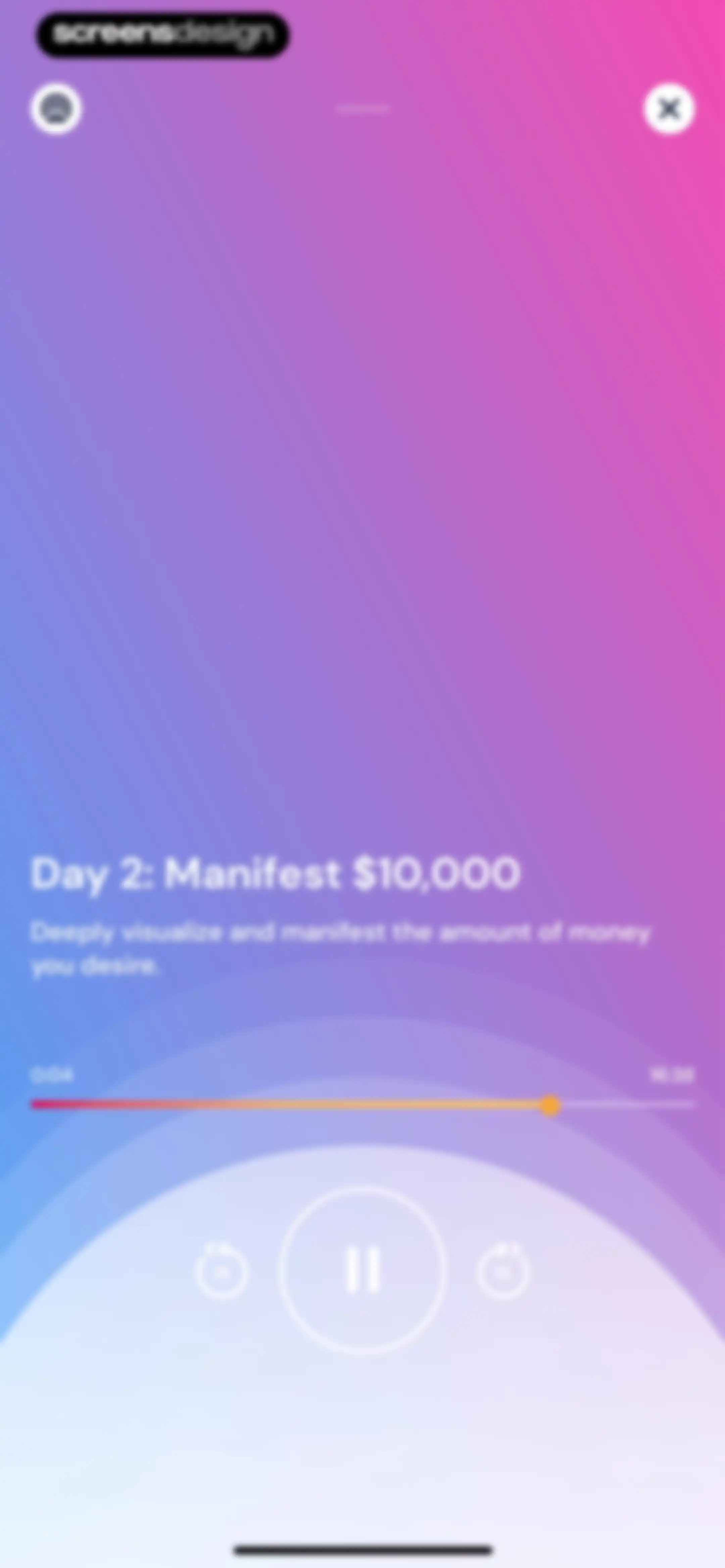 Activations: Daily Motivation screen 103