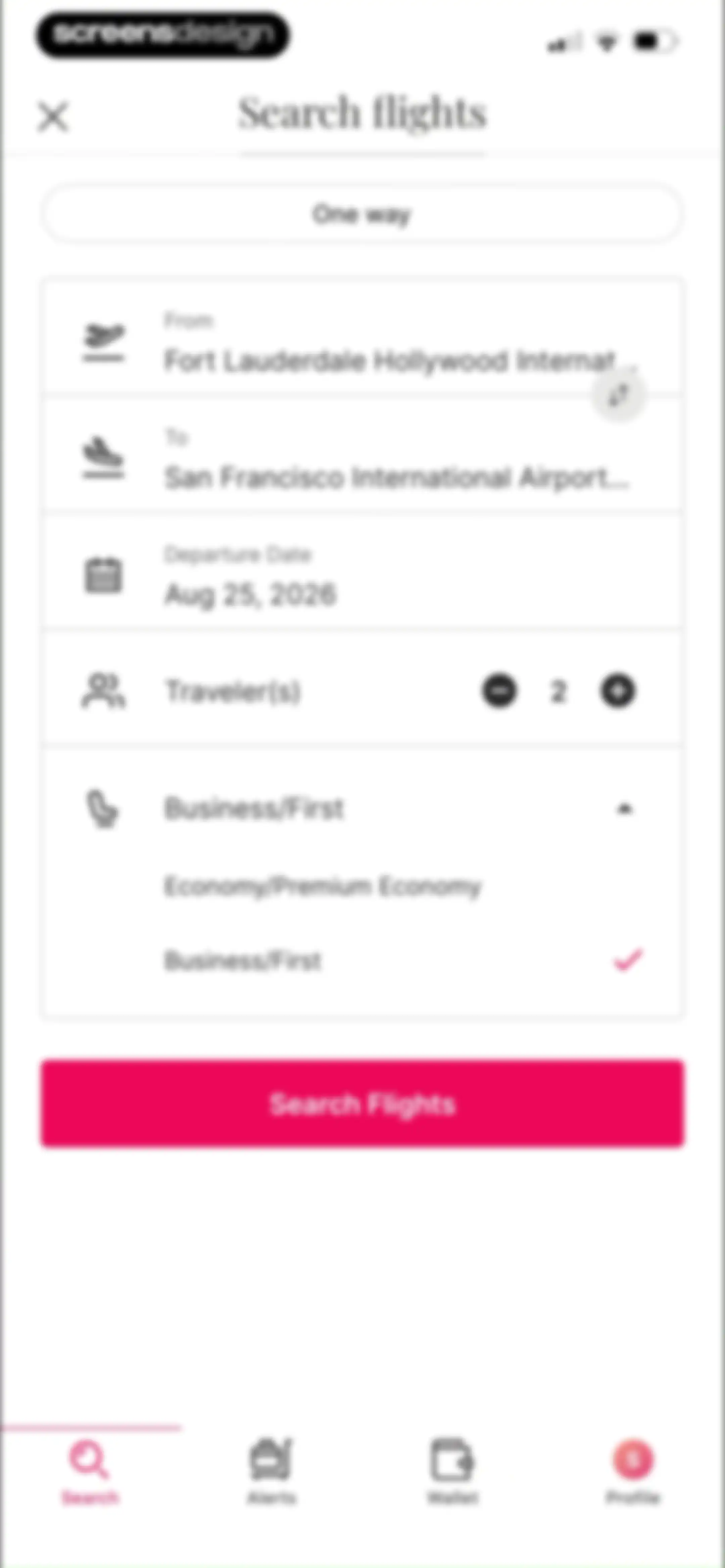 Roame - Award Travel screen 16