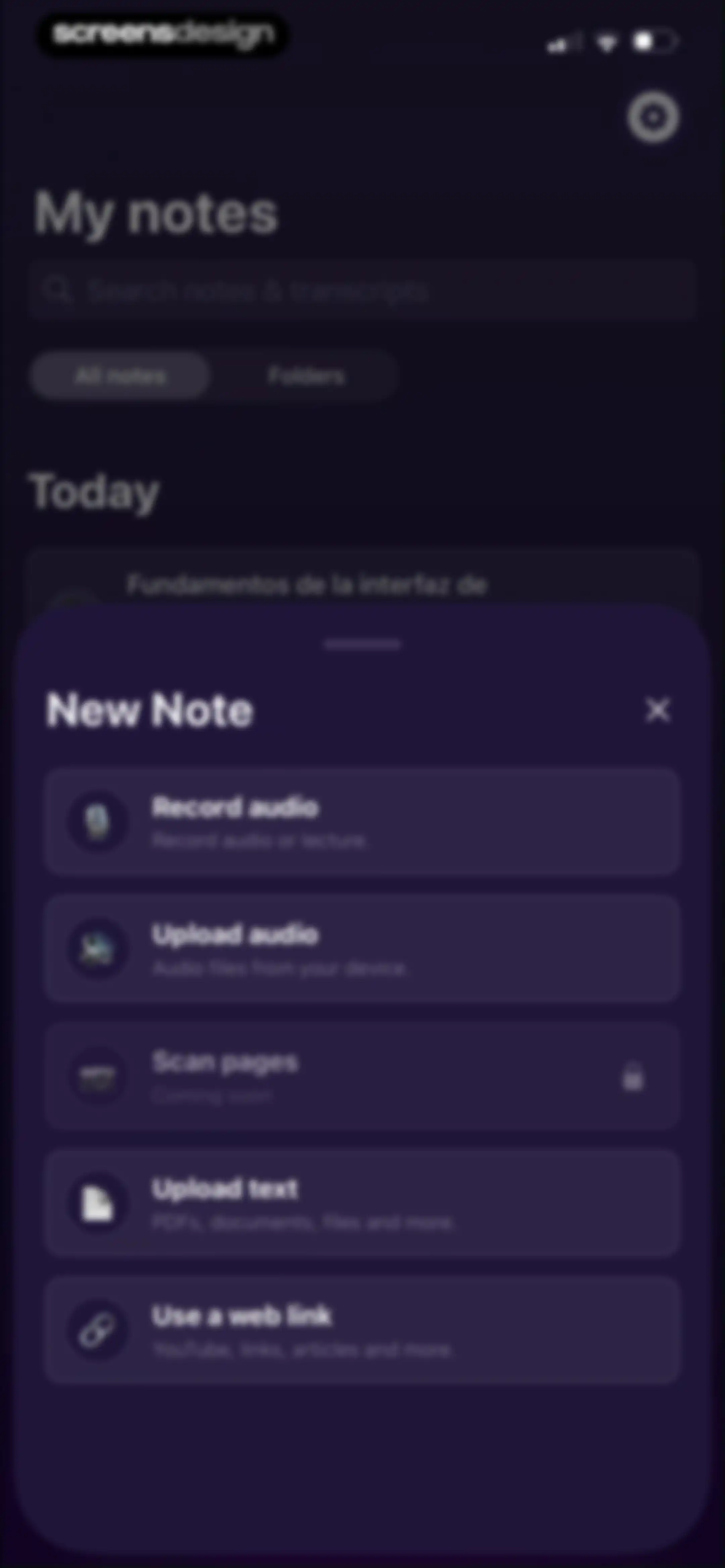 Kiwi AI - Notetaker screen 45