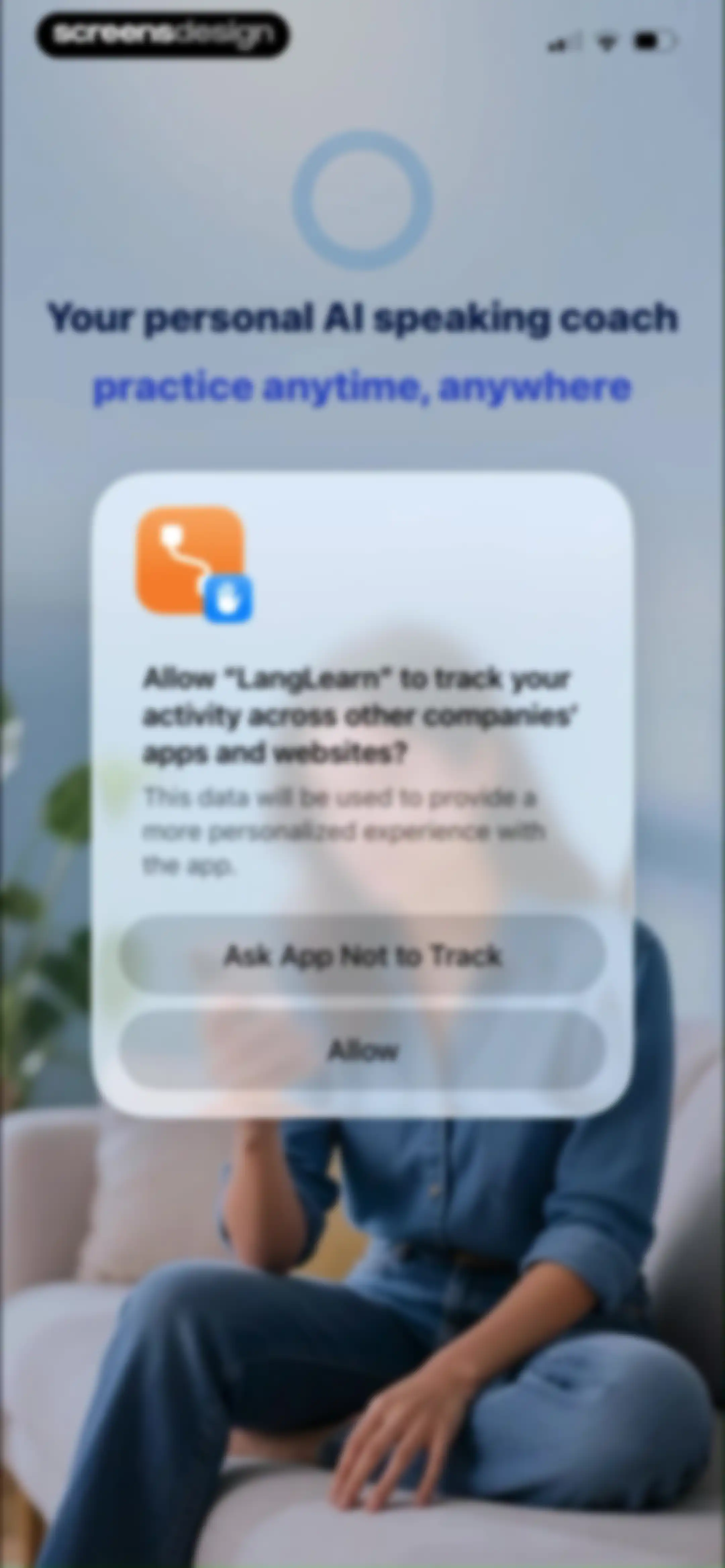 LangLearn: AI English Tutor screen 3
