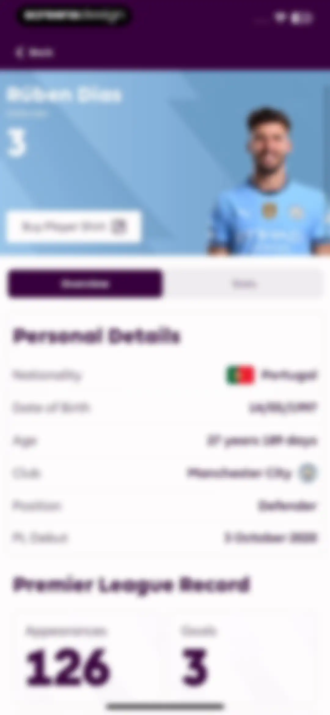 Premier League - Scores, News screen 102