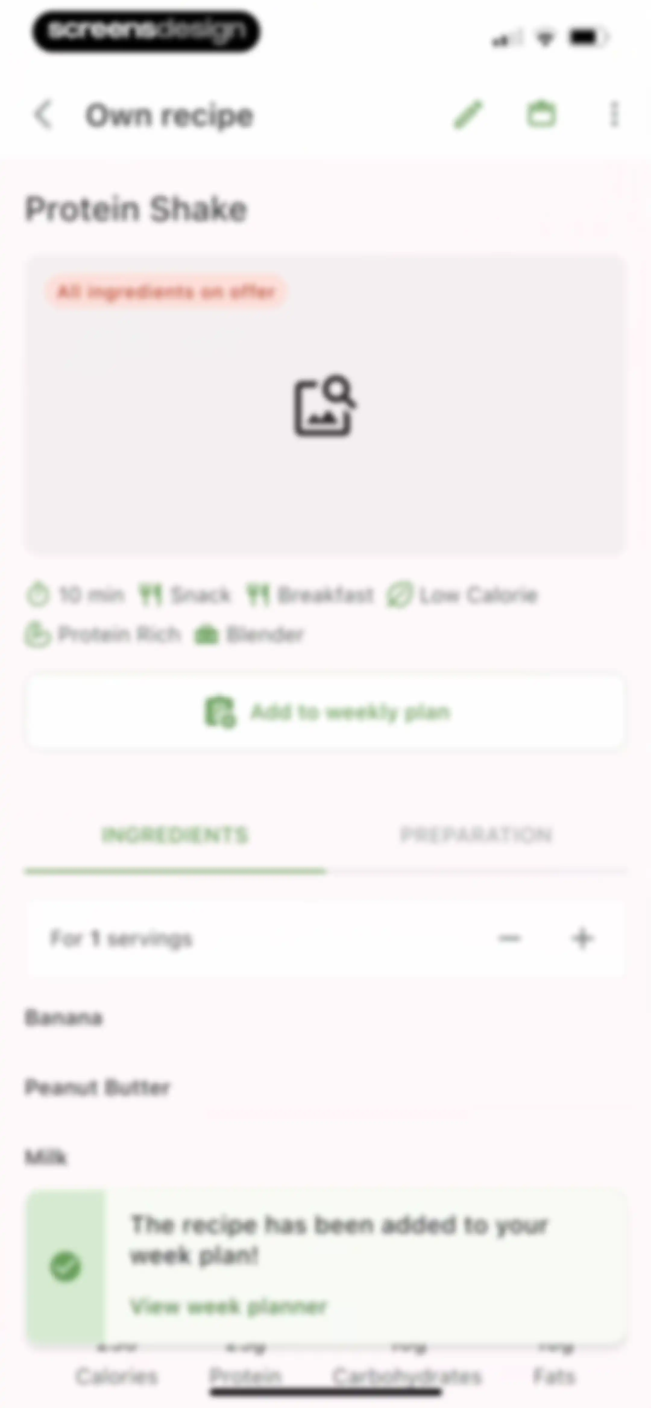 All My Meals - Keep Recipes screen 40