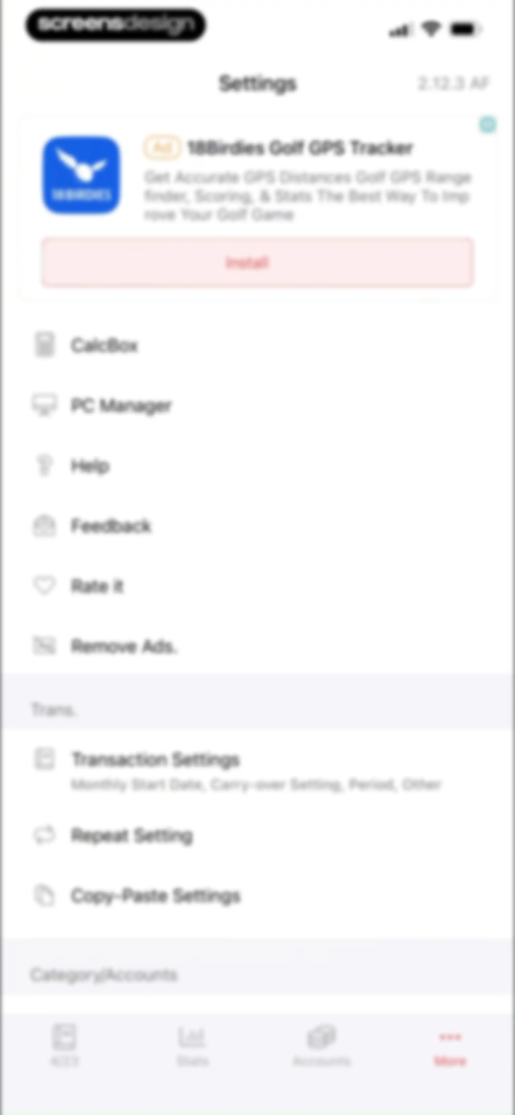 Money Manager Expense & Budget screen 78