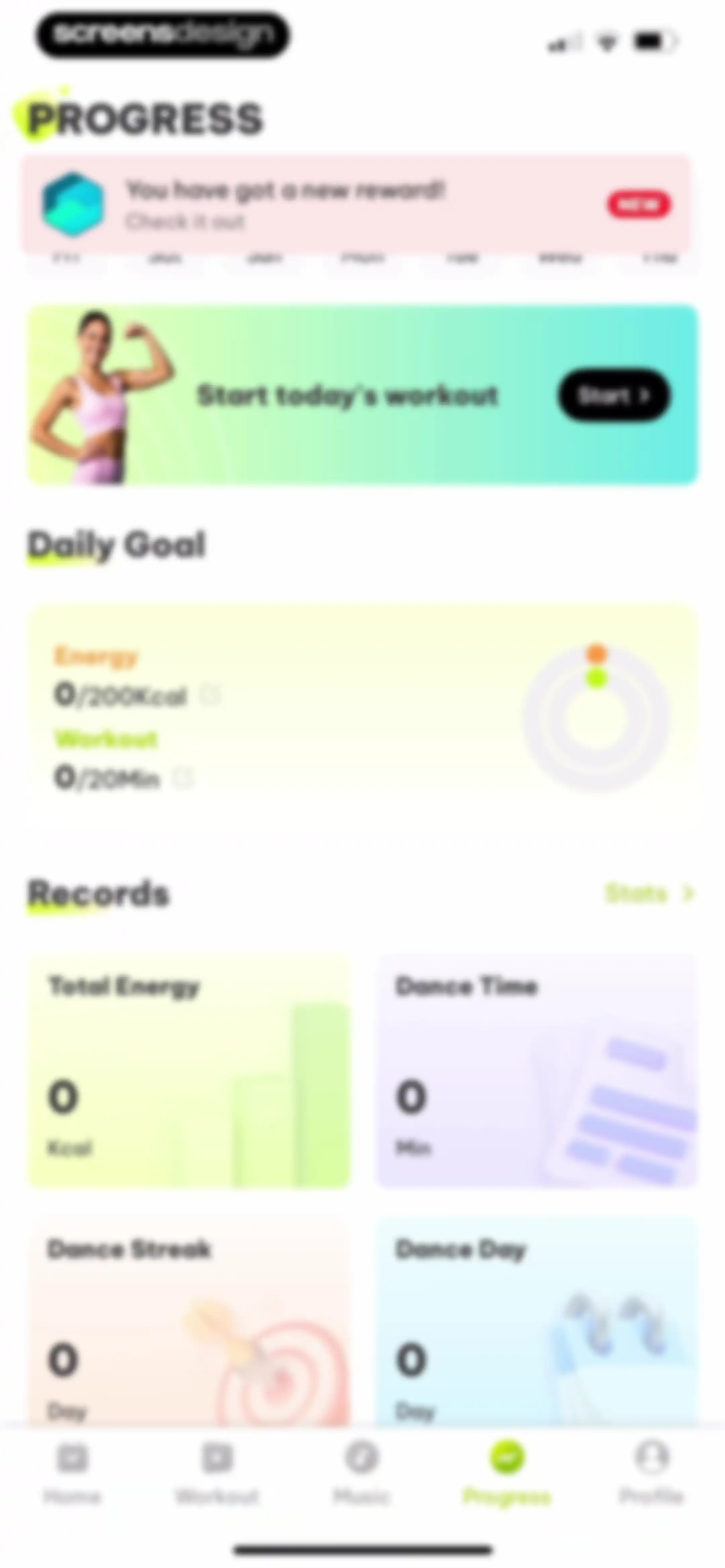 Dancefitme: Fun weight loss screen 116
