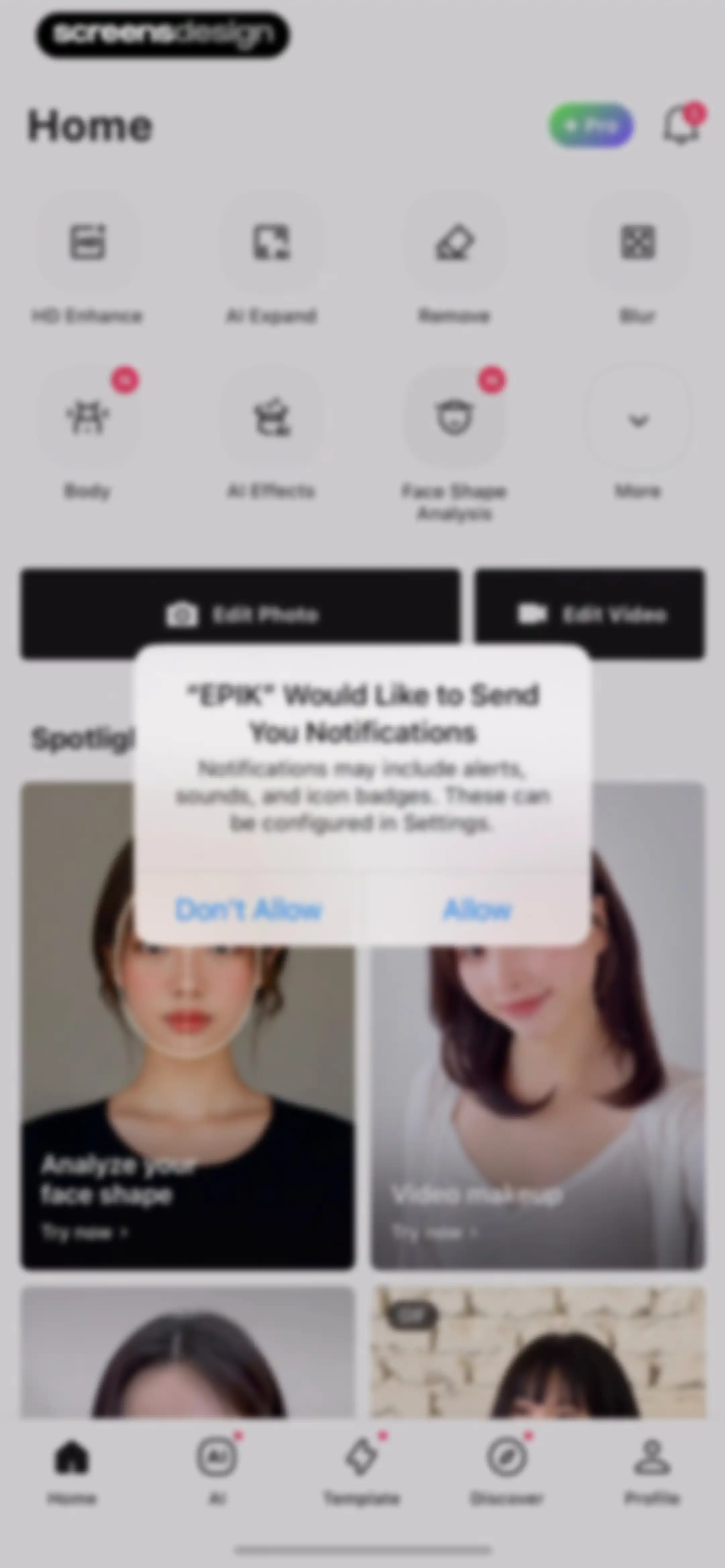 EPIK - AI Photo & Video Editor screen 4