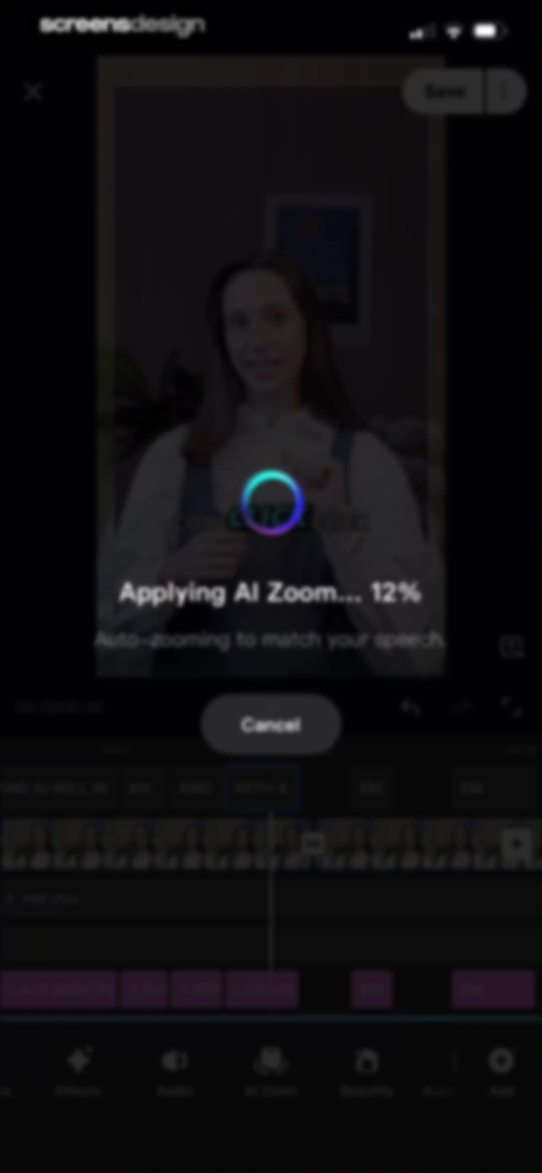 Vmake Labs: create viral video screen 81