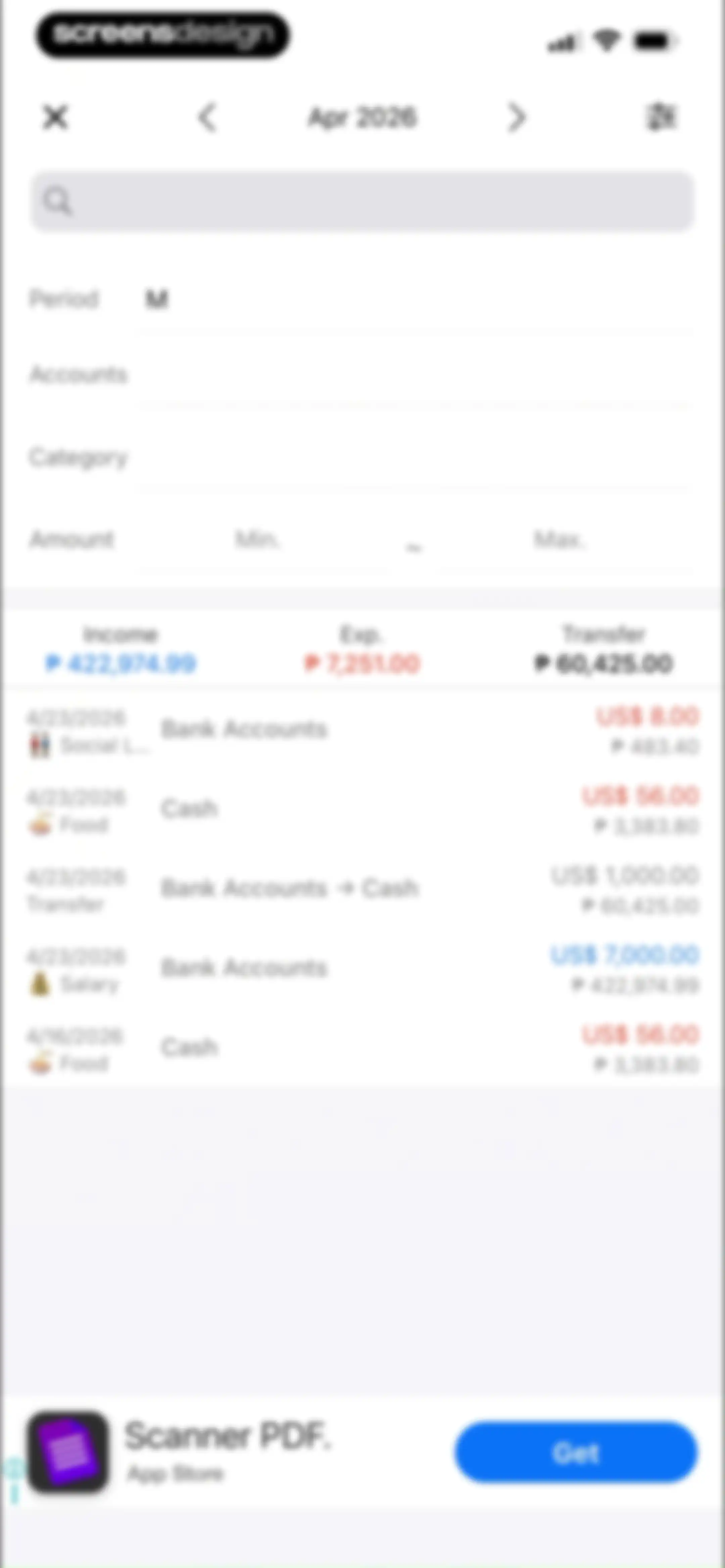 Money Manager Expense & Budget screen 49