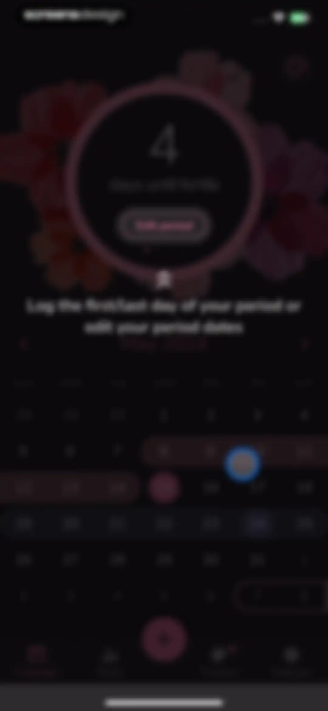 Period Tracker and Calendar screen 12