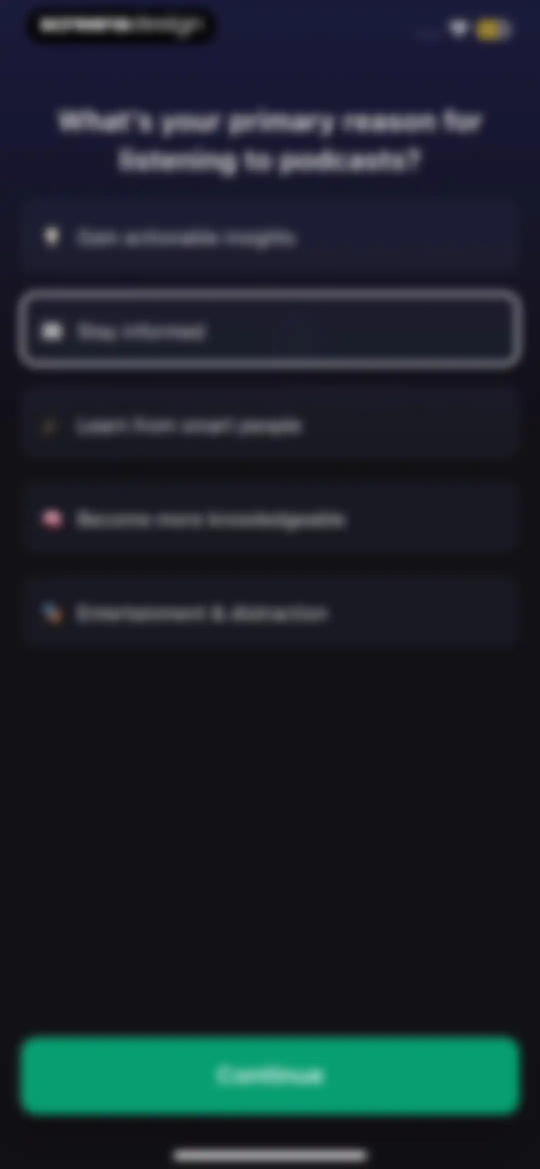 Snipd | AI Podcast Player screen 9