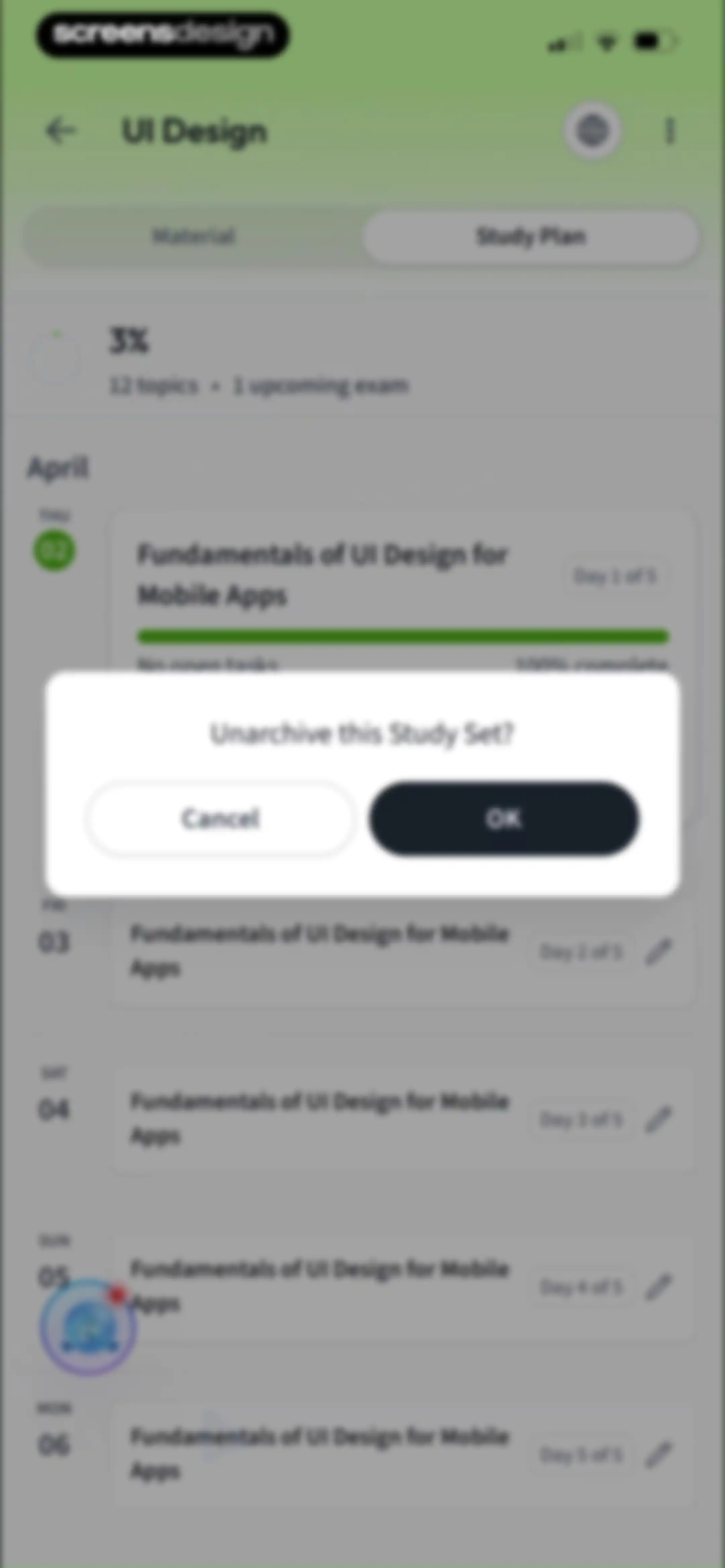 Vaia: AI Flashcards. Study App screen 111