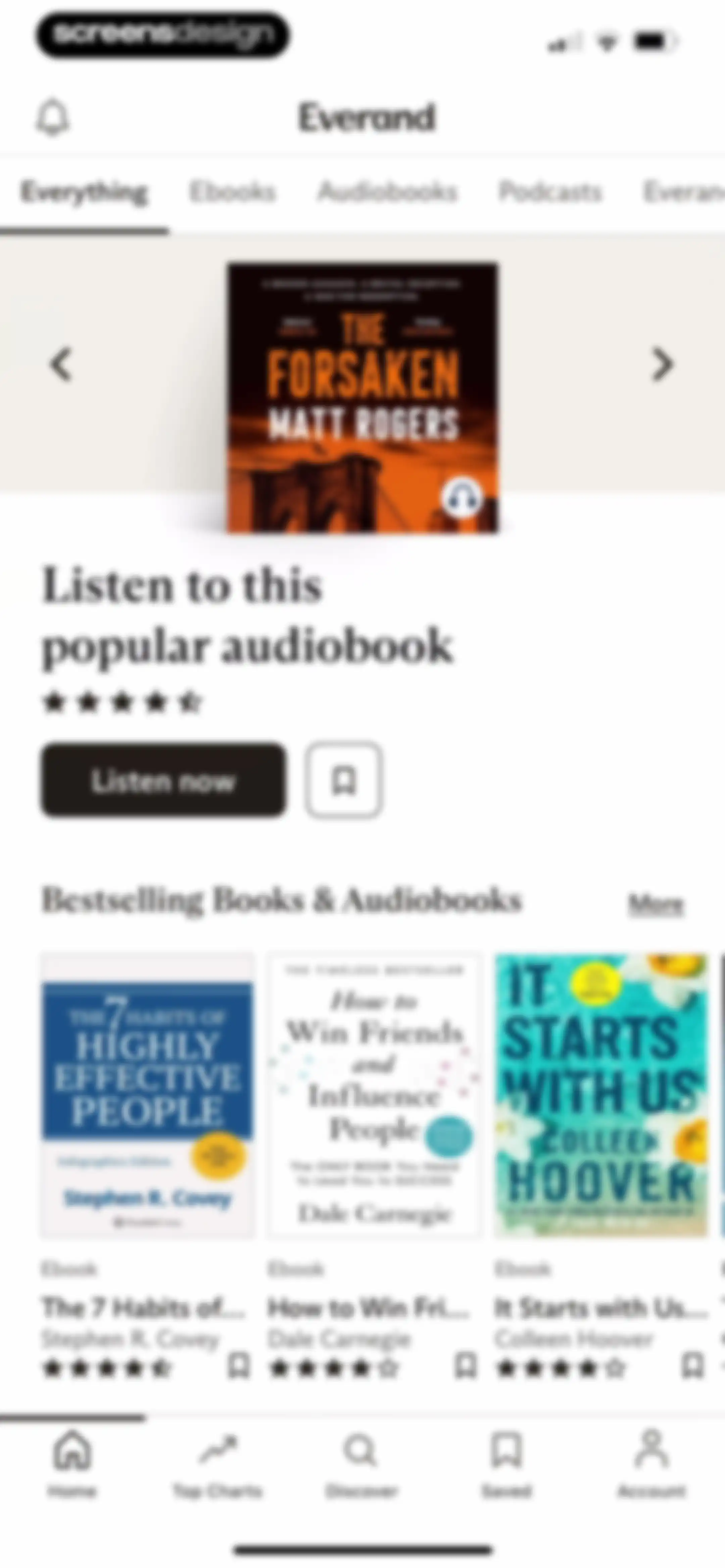Everand: Audiobooks & Ebooks screen 15