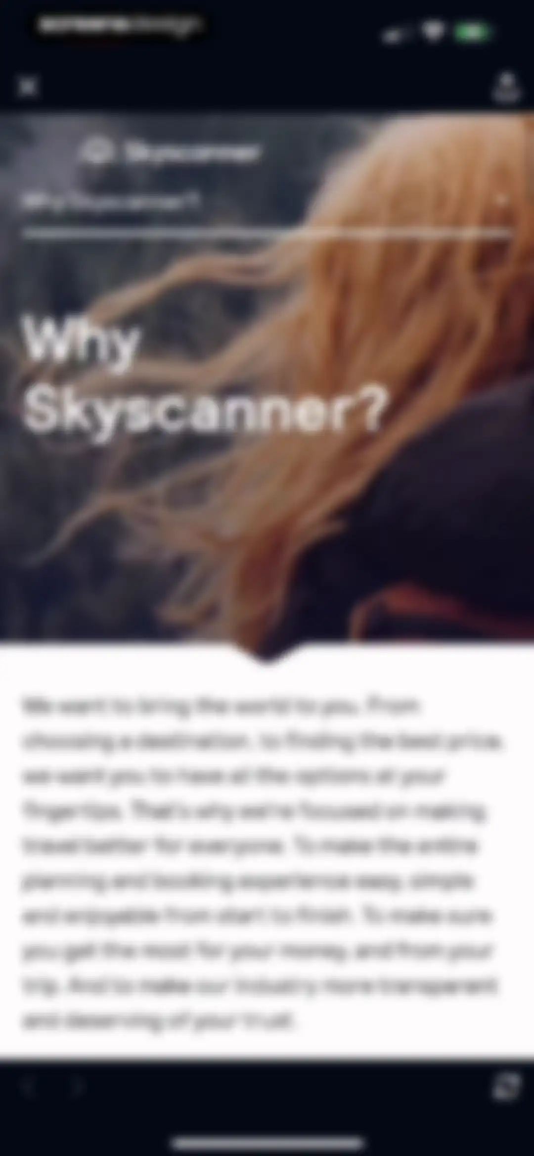 Skyscanner Flights & Travel screen 91