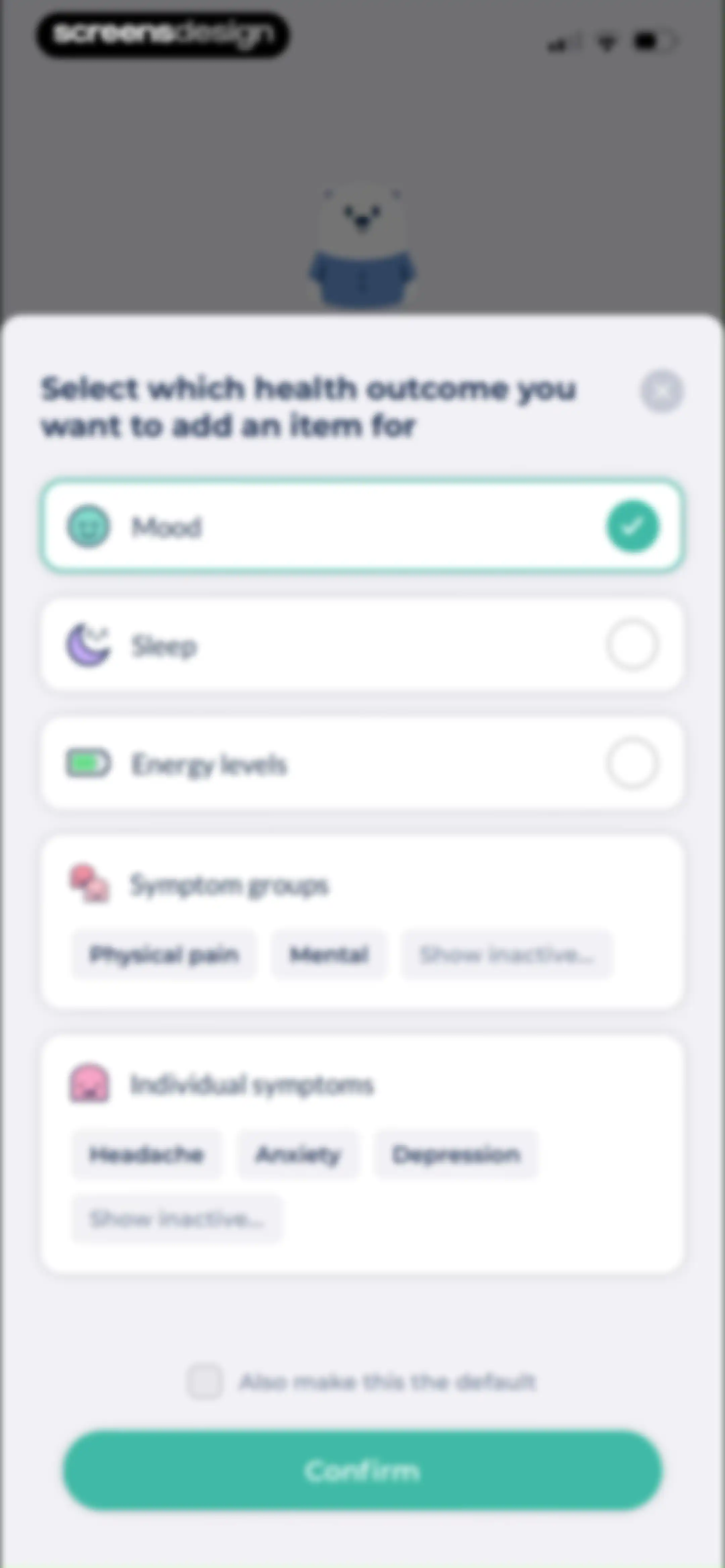 Bearable - Symptom Tracker screen 158