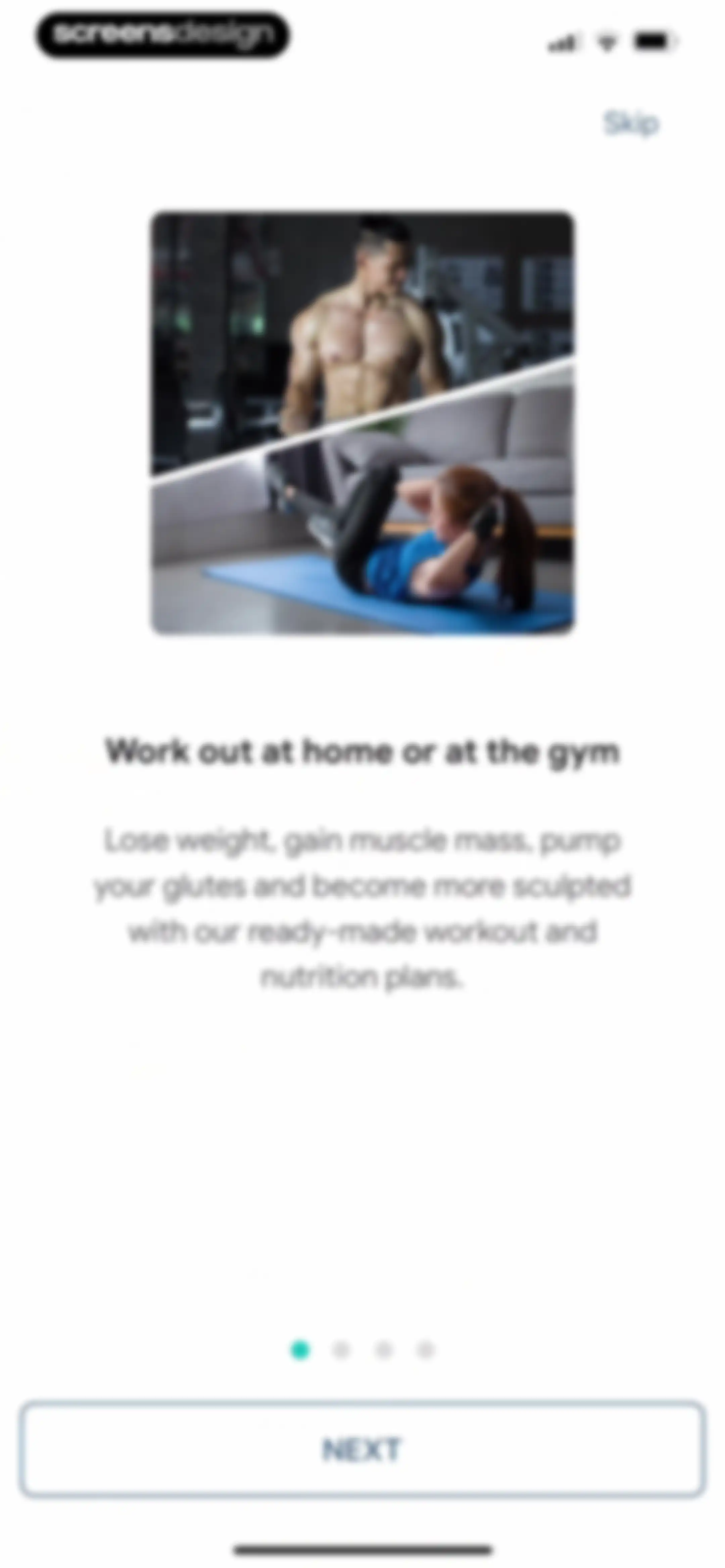 Fitness App: Gym Workout Plan screen 2