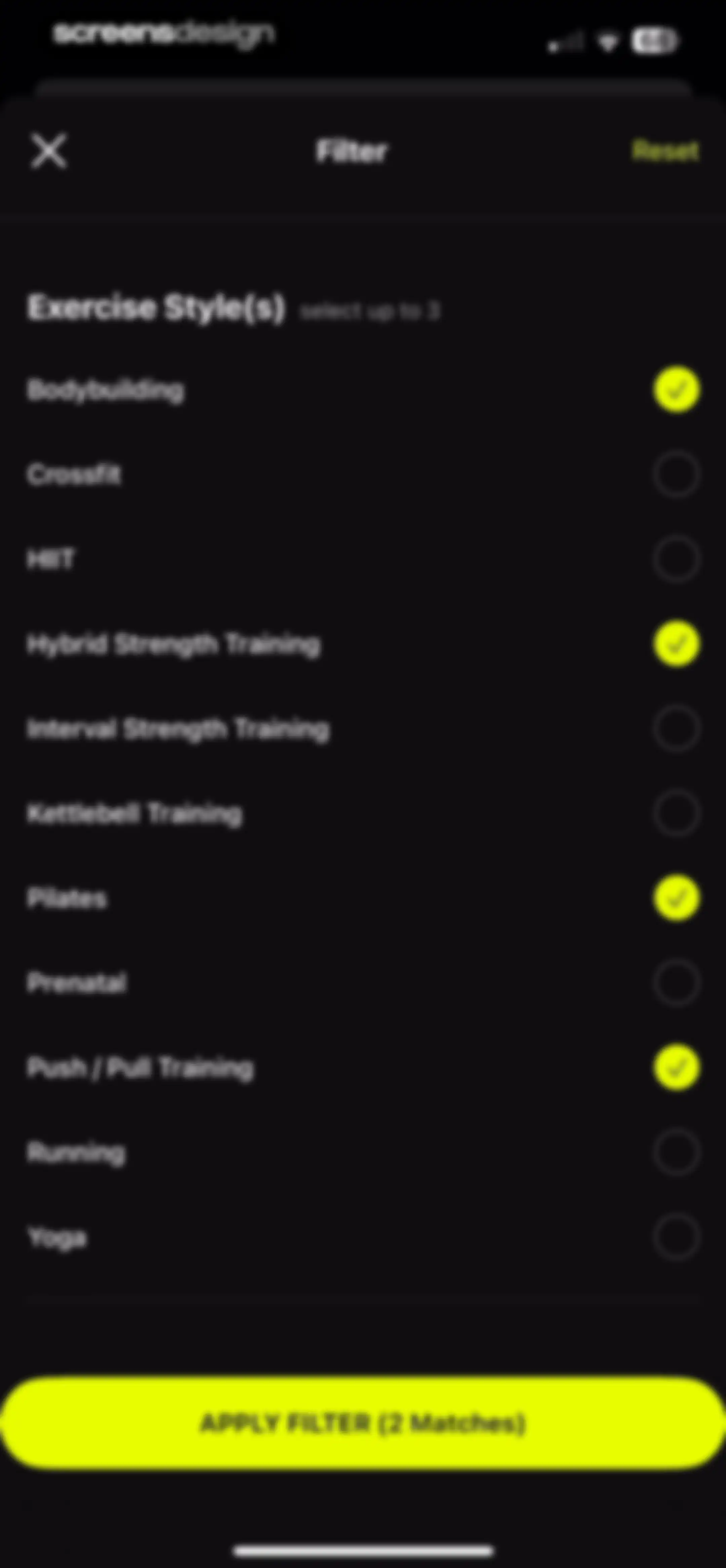 LADDER Strength Training Plans screen 13