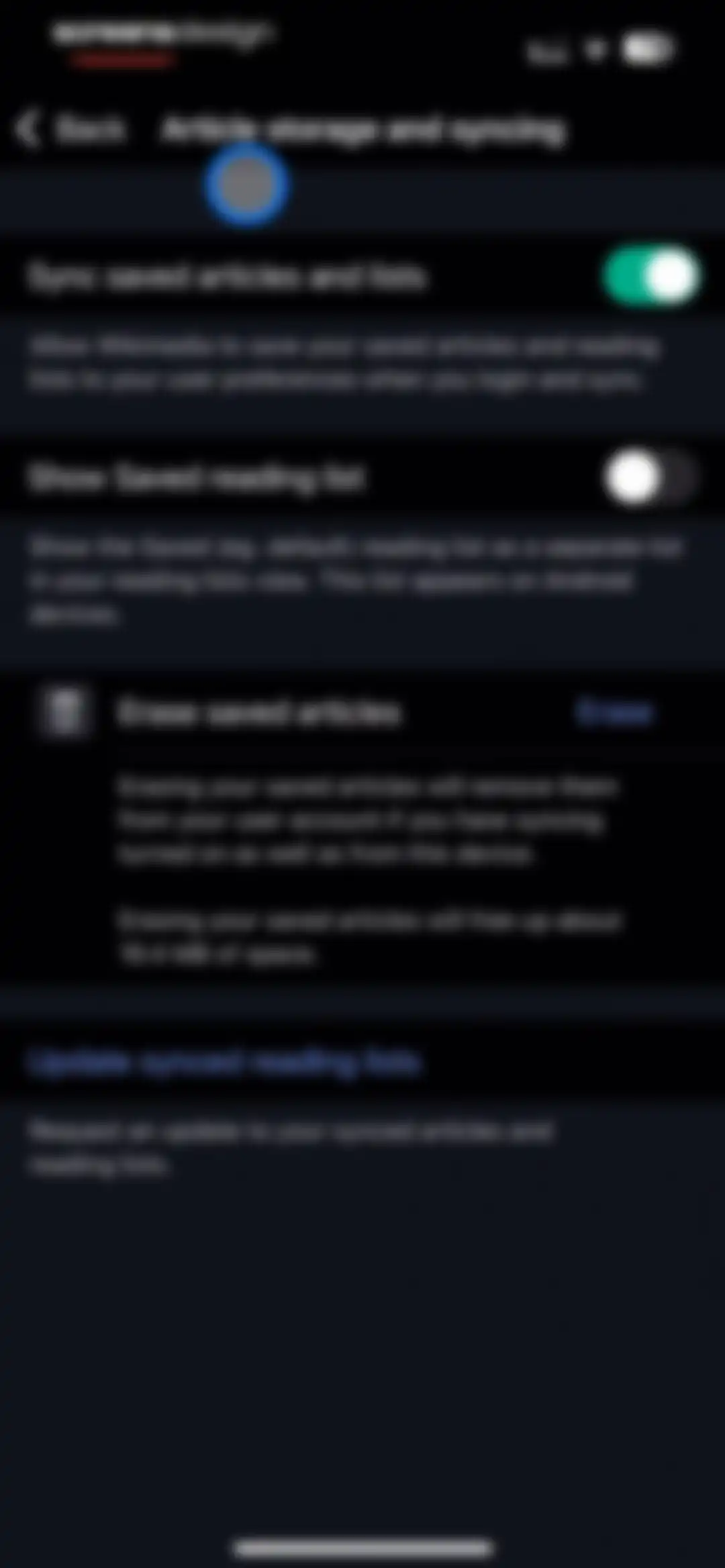 Wikipedia screen 161