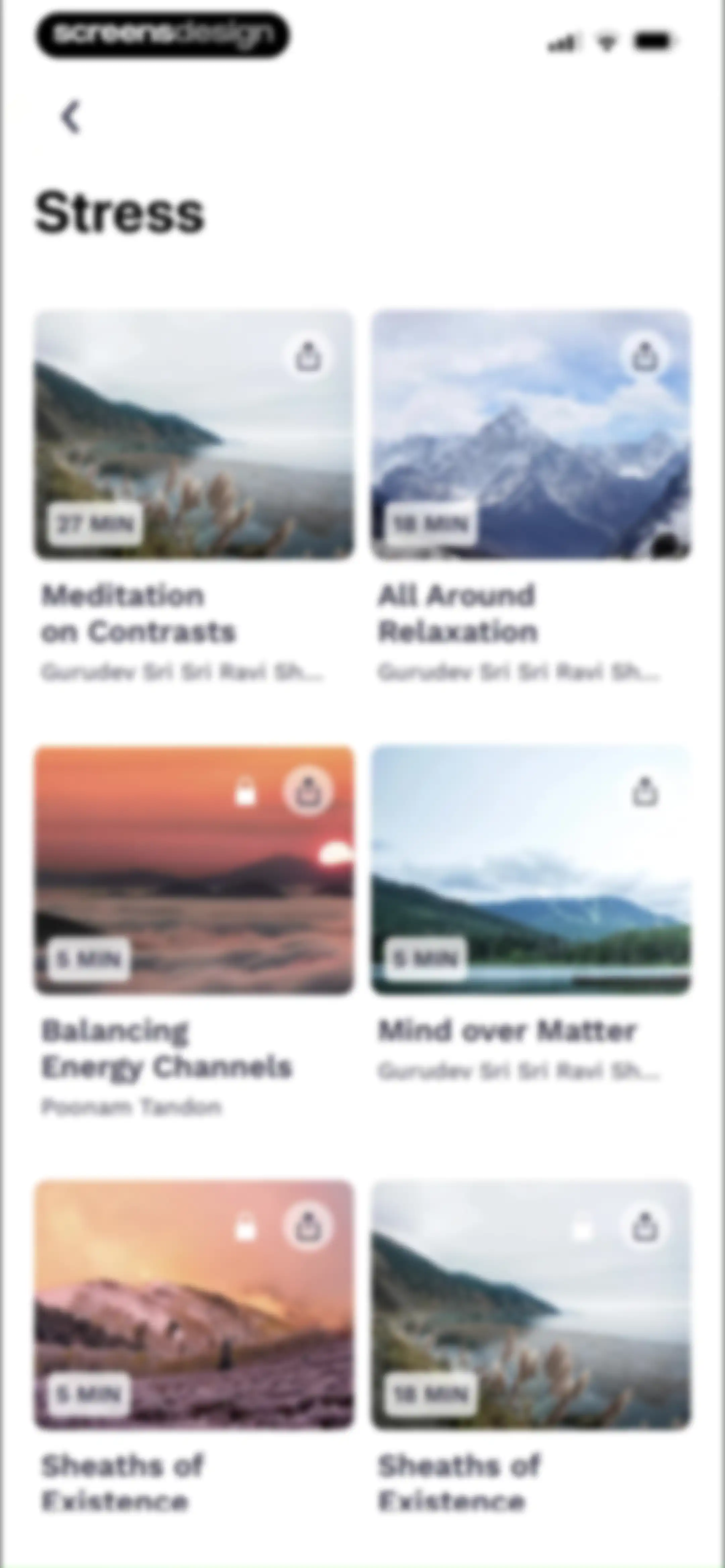 Art of Living Official App screen 64