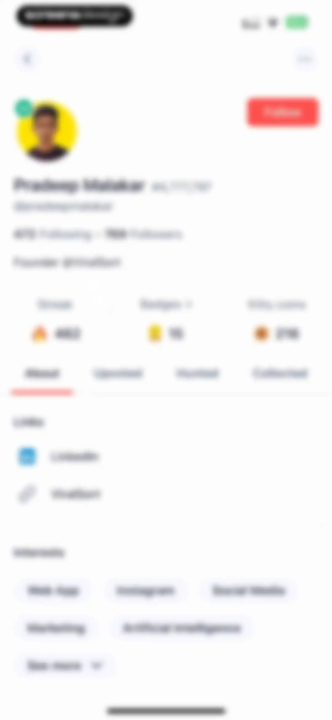 Product Hunt screen 51