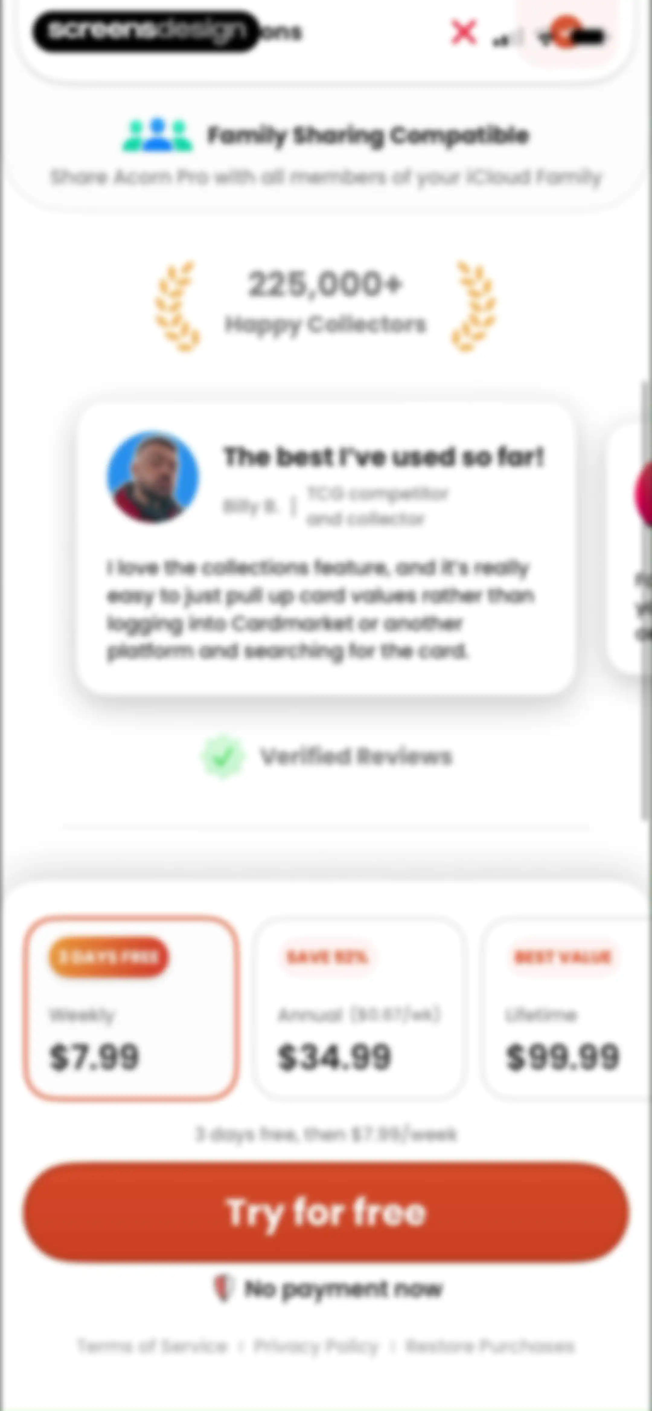 Acorn TCG ‒ Card Scanner App screen 28