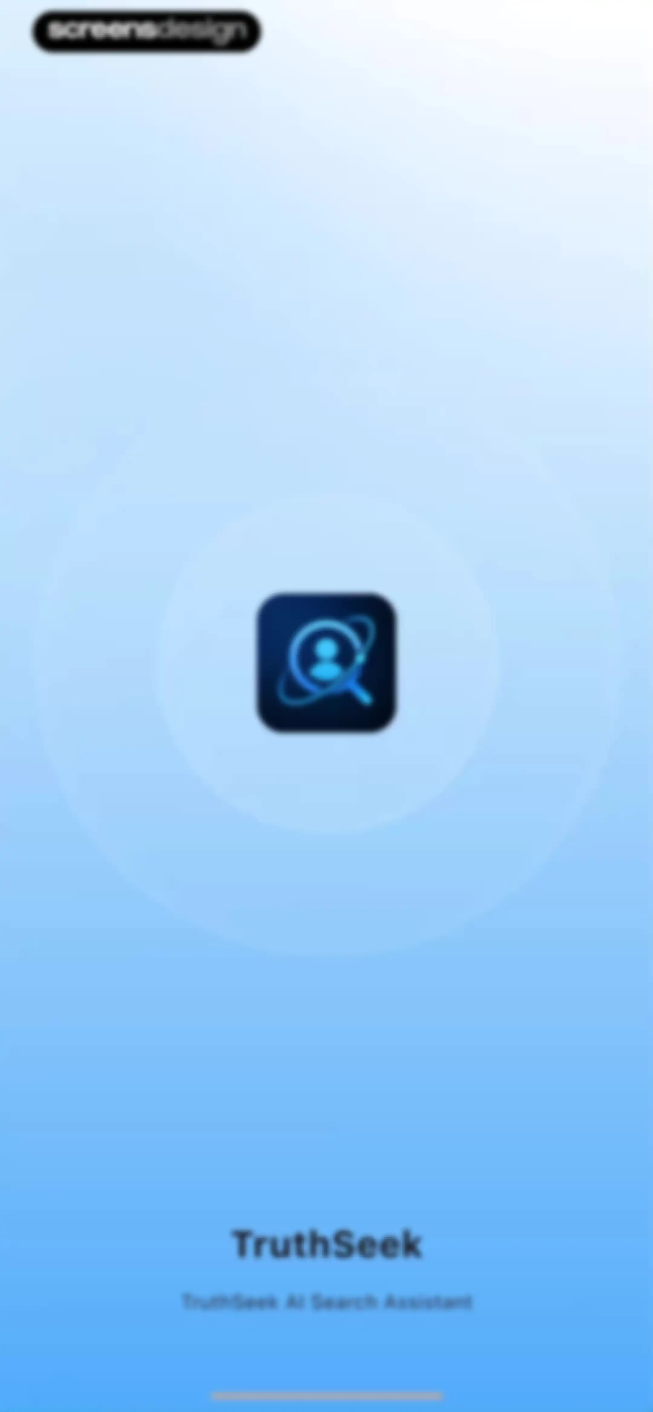 Truthseek：AI Deepsearch screen 1