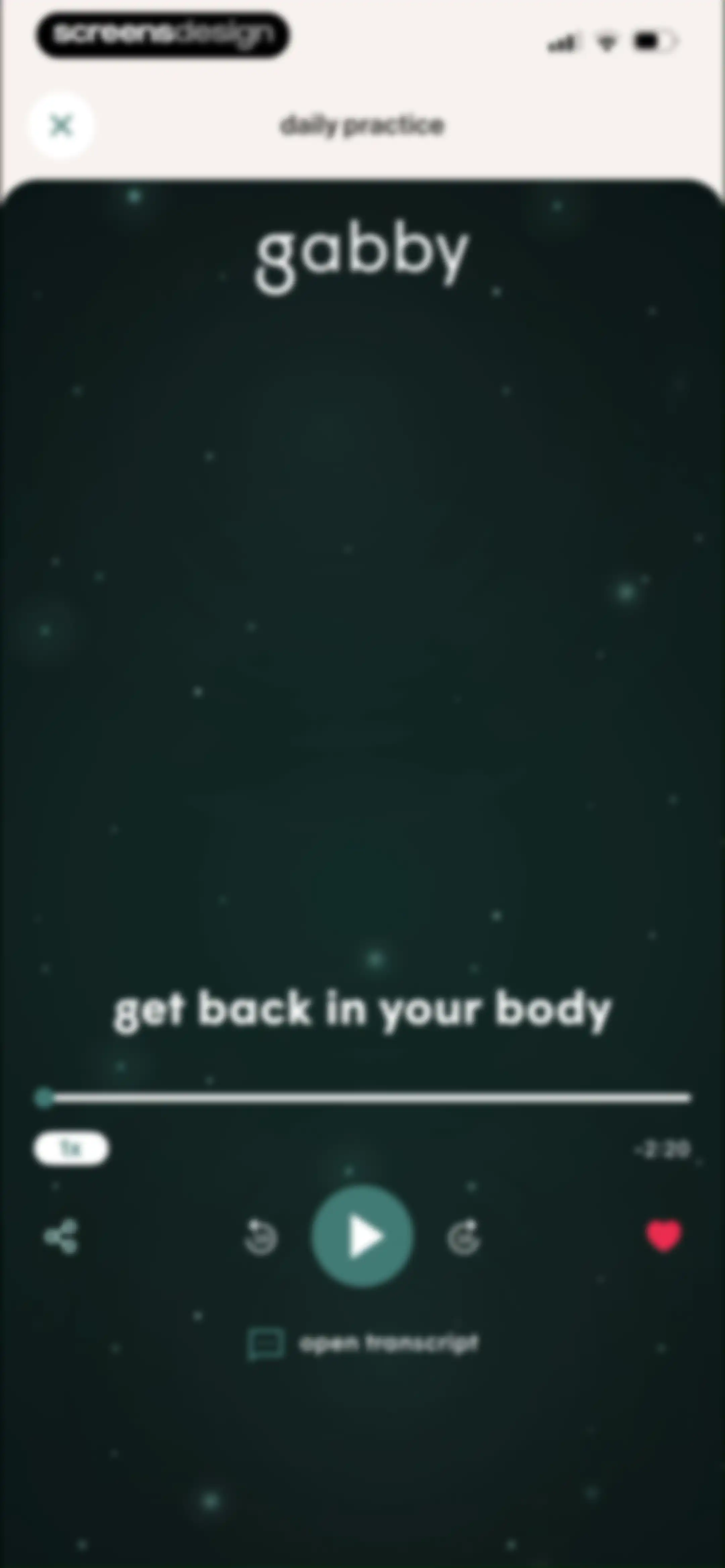 Gabby - Coaching & Meditation screen 39