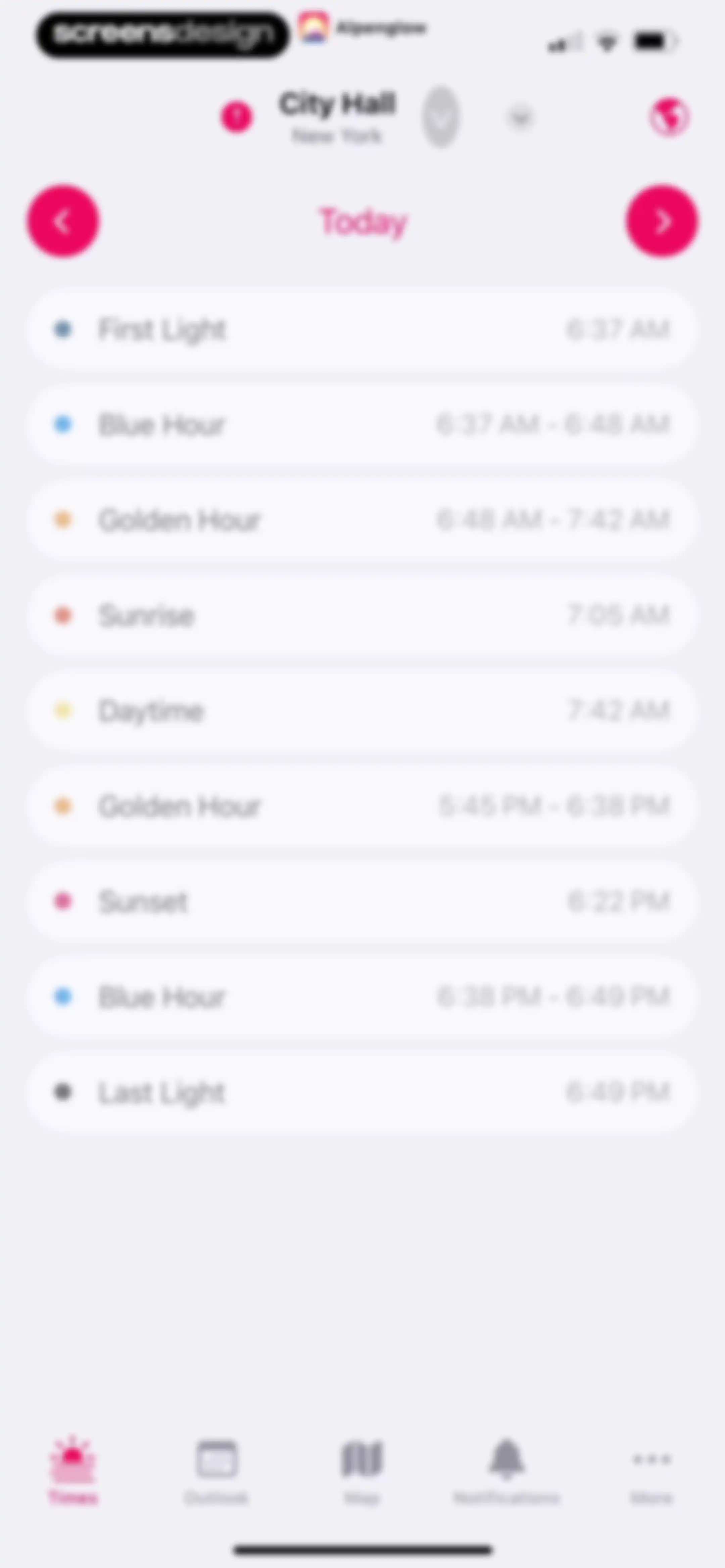 Sunset Predictions: Alpenglow screen 16