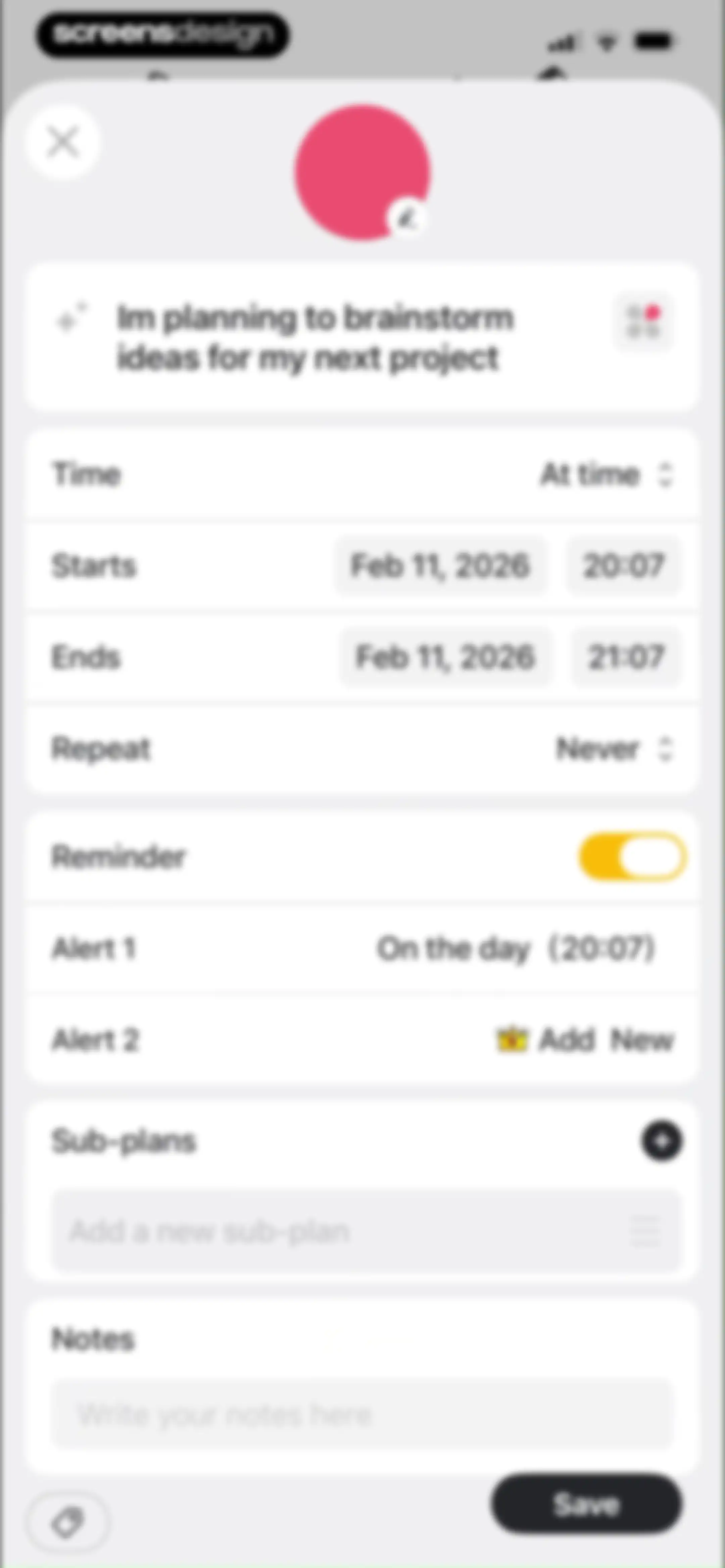 Plan Joy:To-Do List & Reminder screen 104