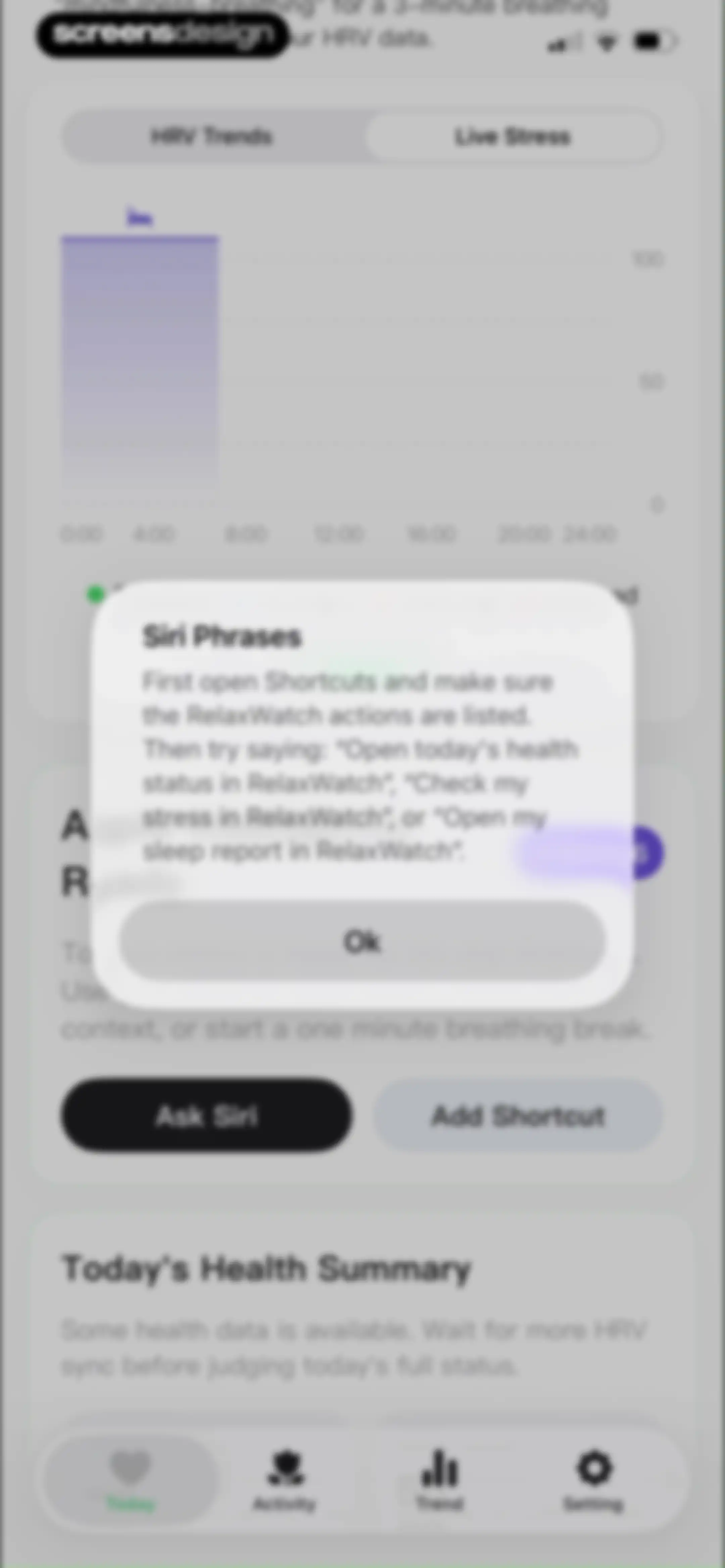 RelaxWatch: Stress&HRV Tracker screen 21