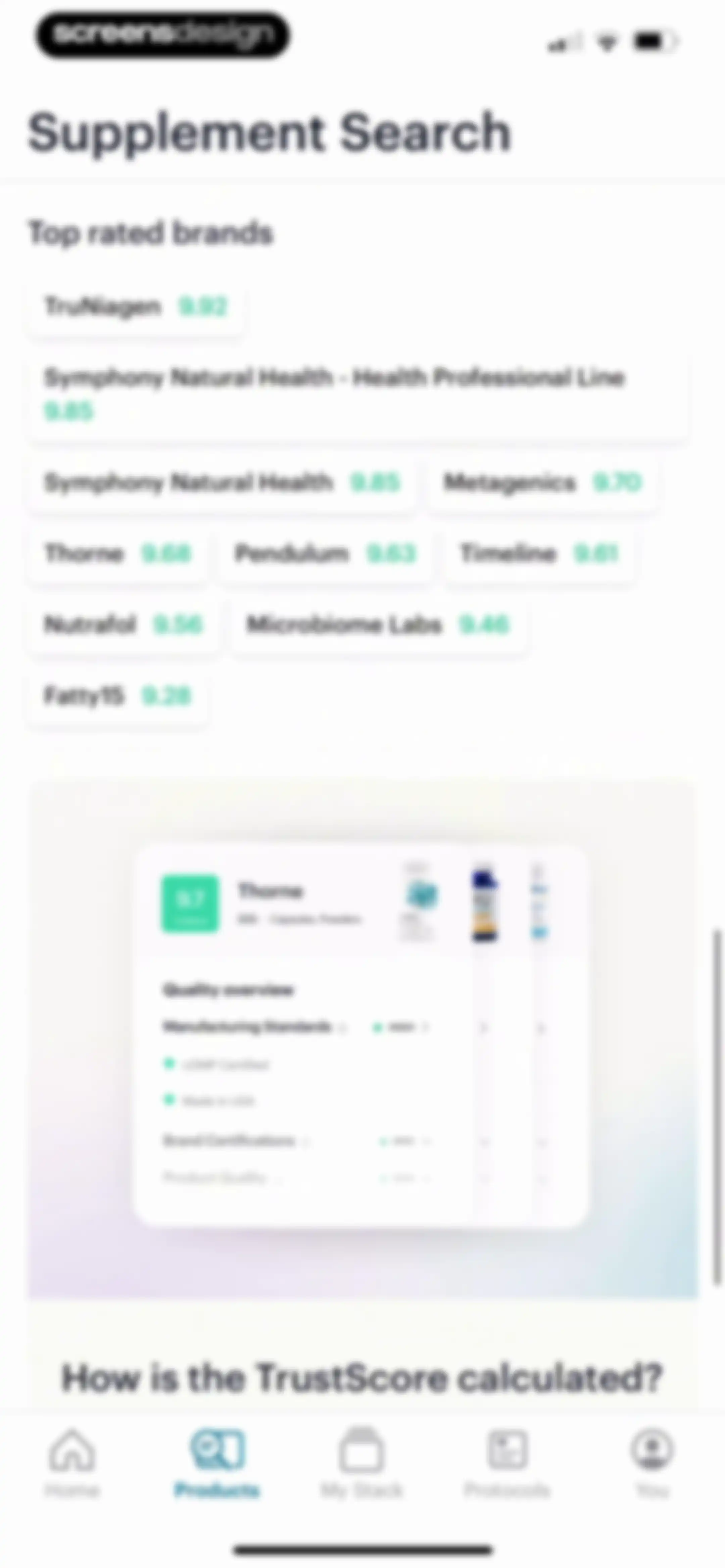 SuppCo: Supplement Scanner screen 151