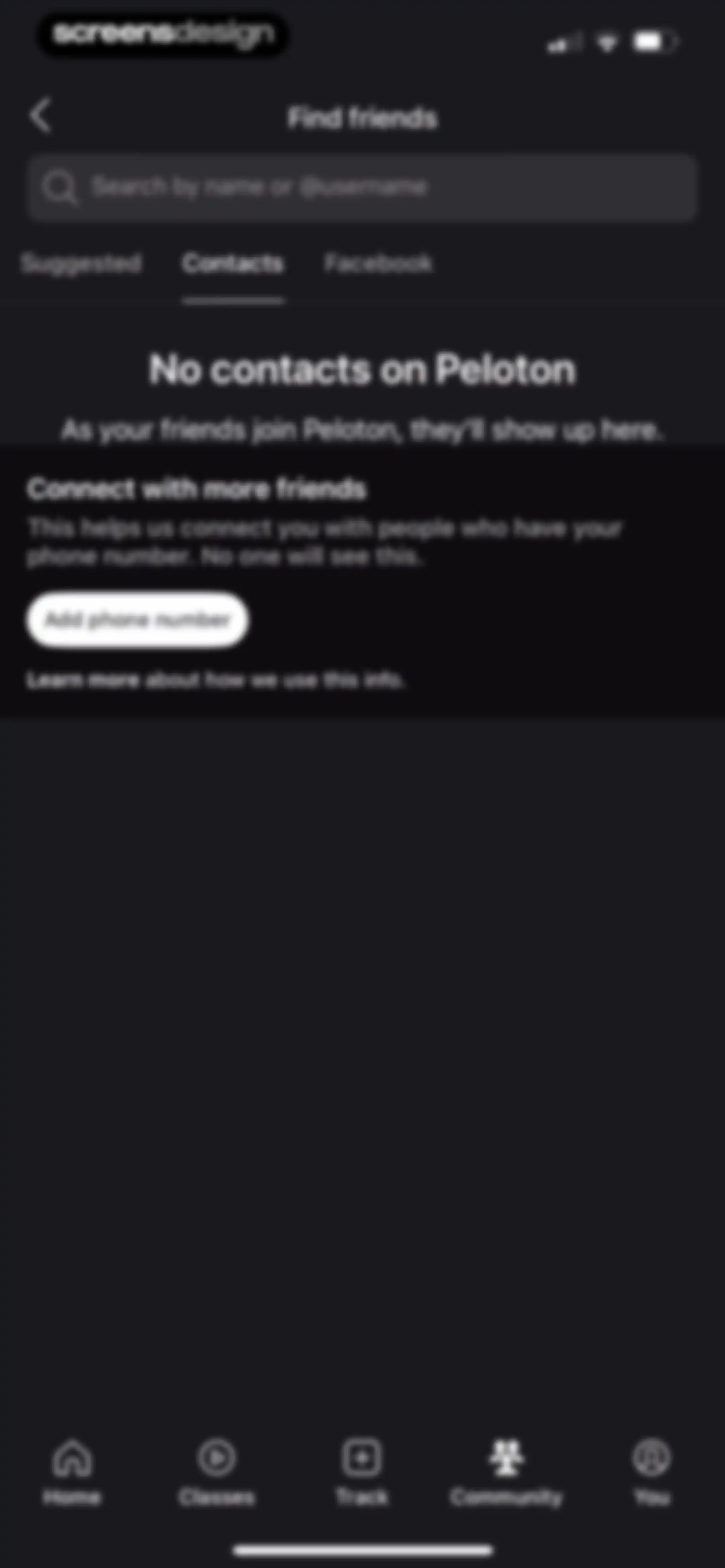 Peloton: Fitness & Workouts screen 220