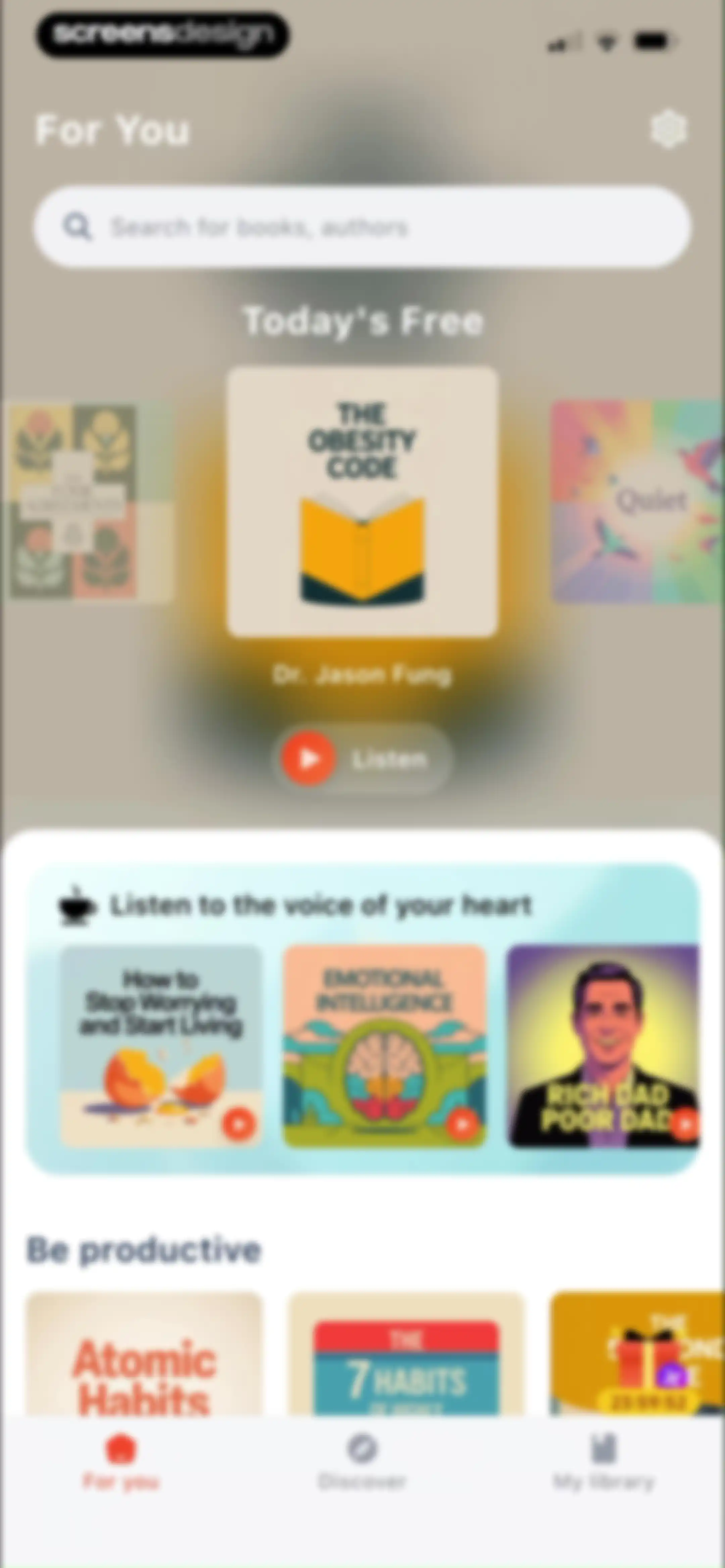 BookCast: 15-Minute Insights screen 34