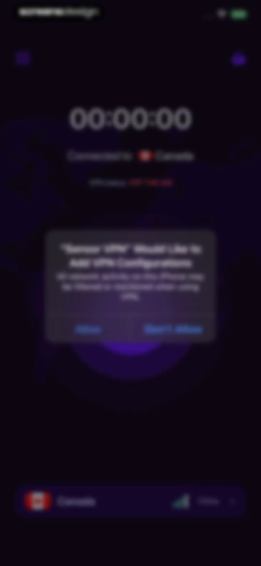 Sensor VPN - Fast & Secure screen 7