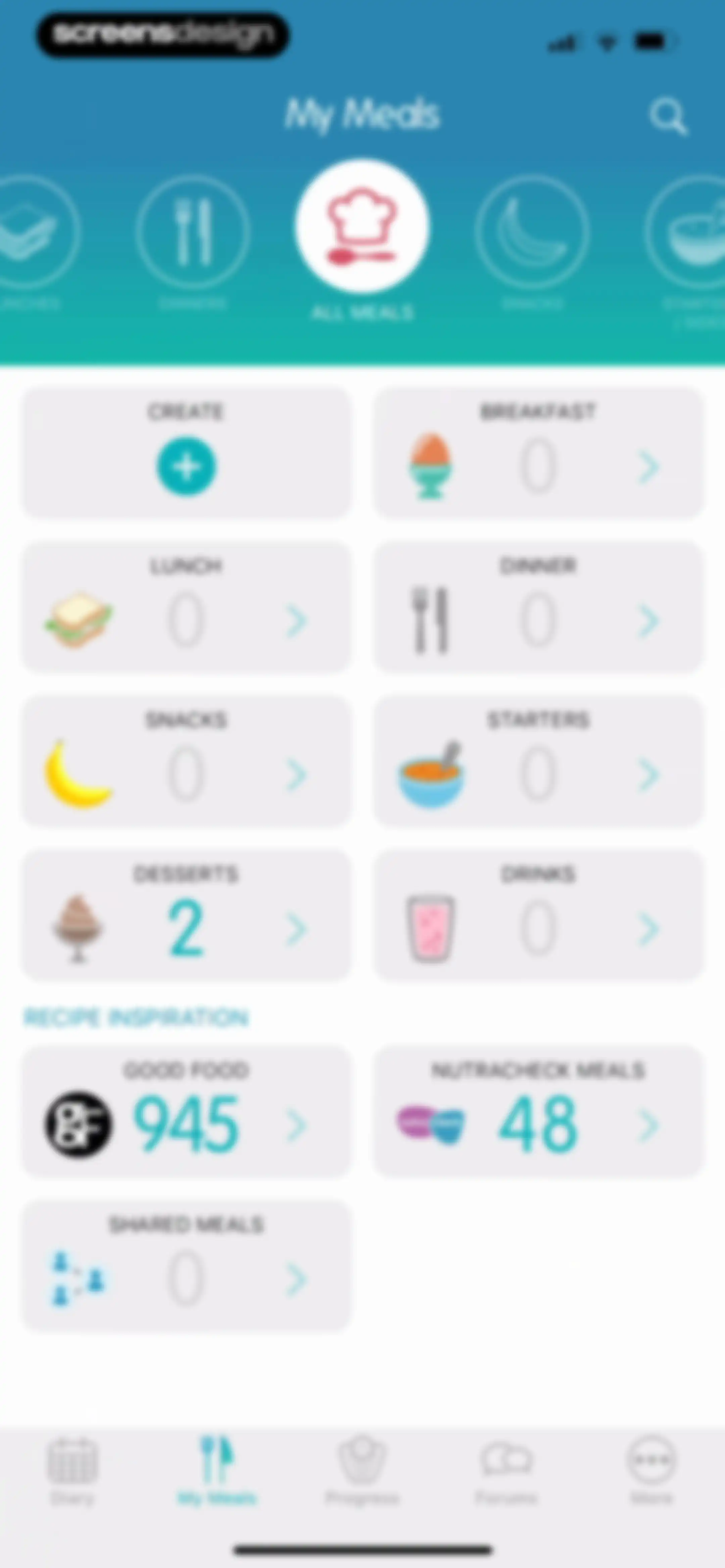 Calorie Counter + screen 98