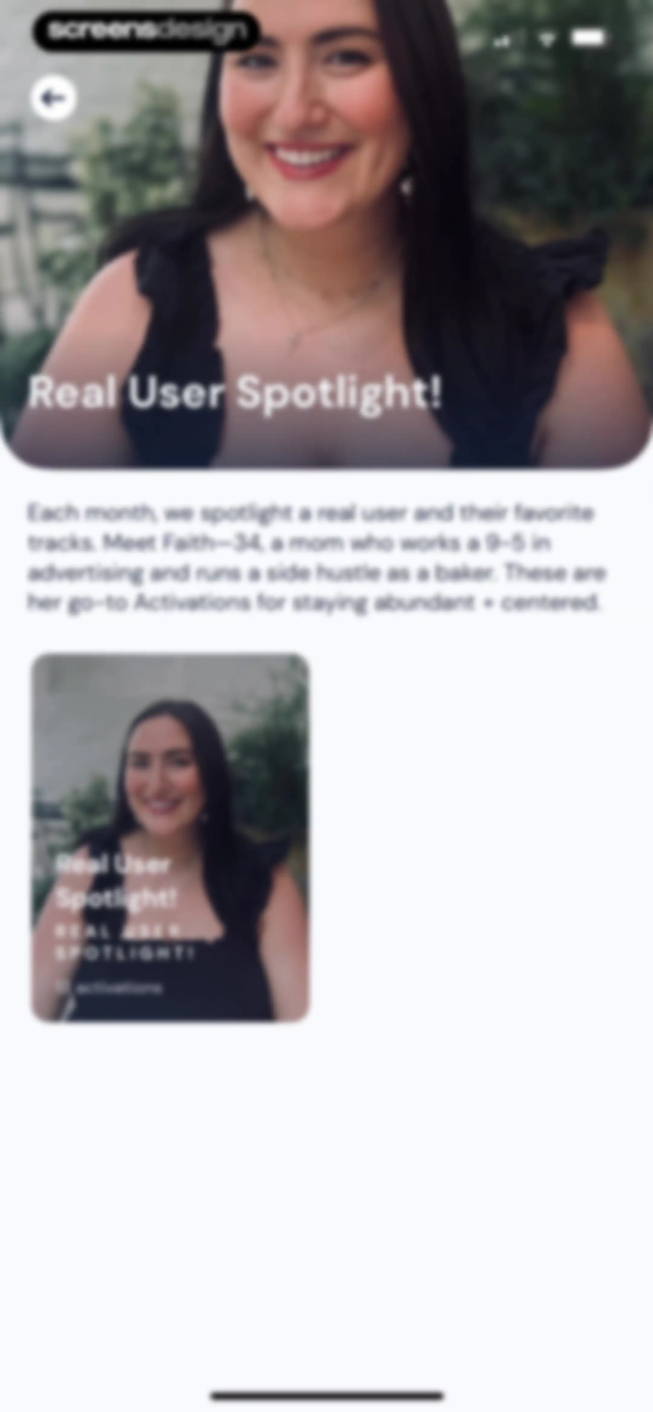 Activations: Daily Motivation screen 44