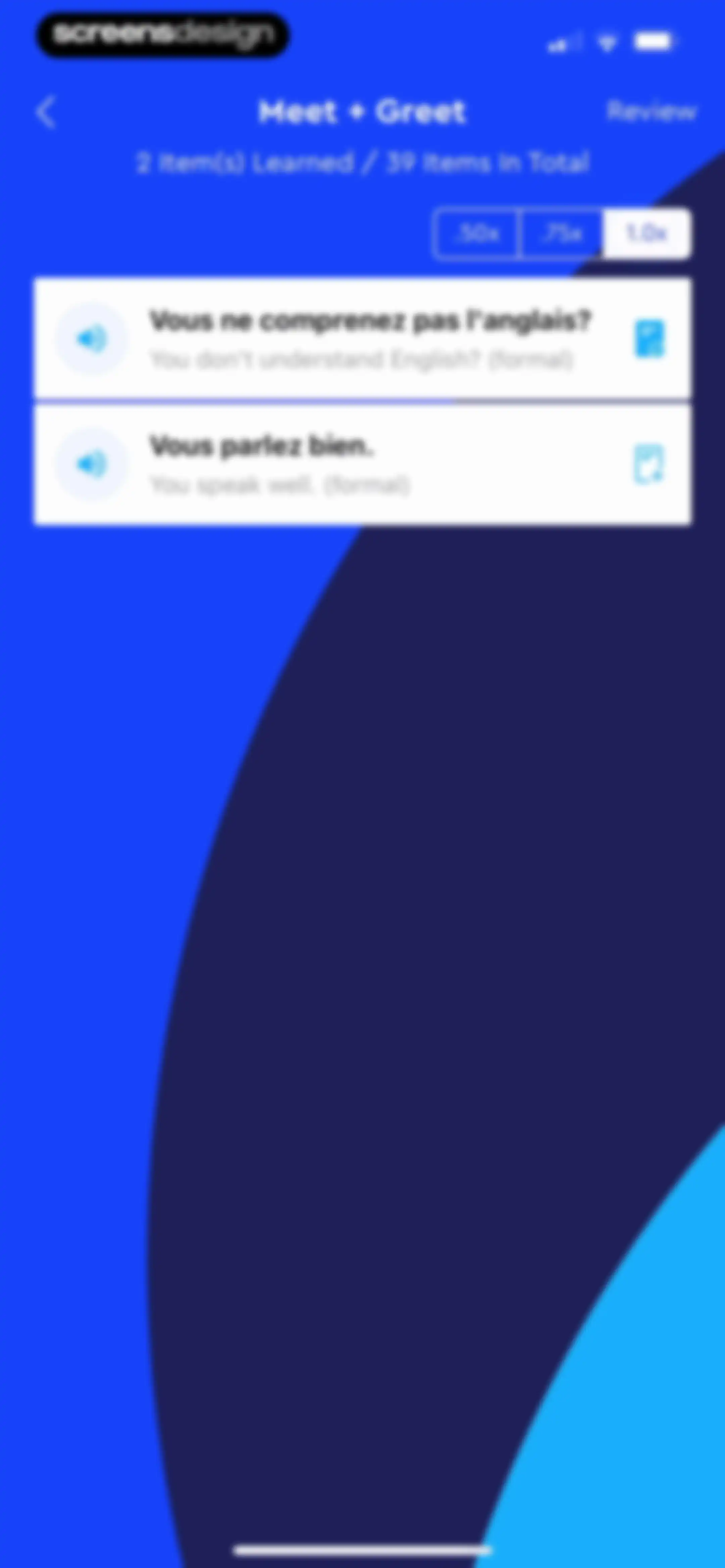 Pimsleur | Language Learning screen 97