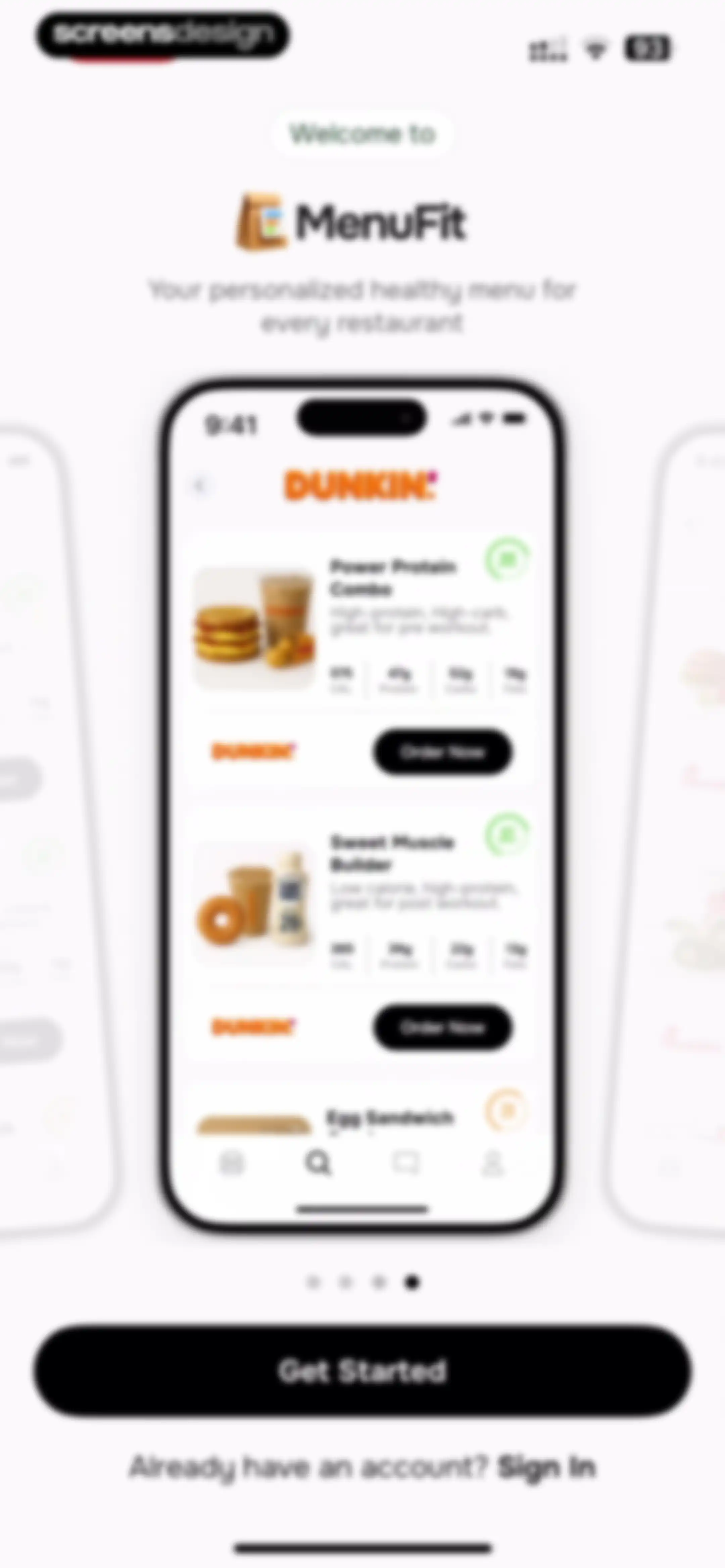 MenuFit - Healthy Eating Out screen 5