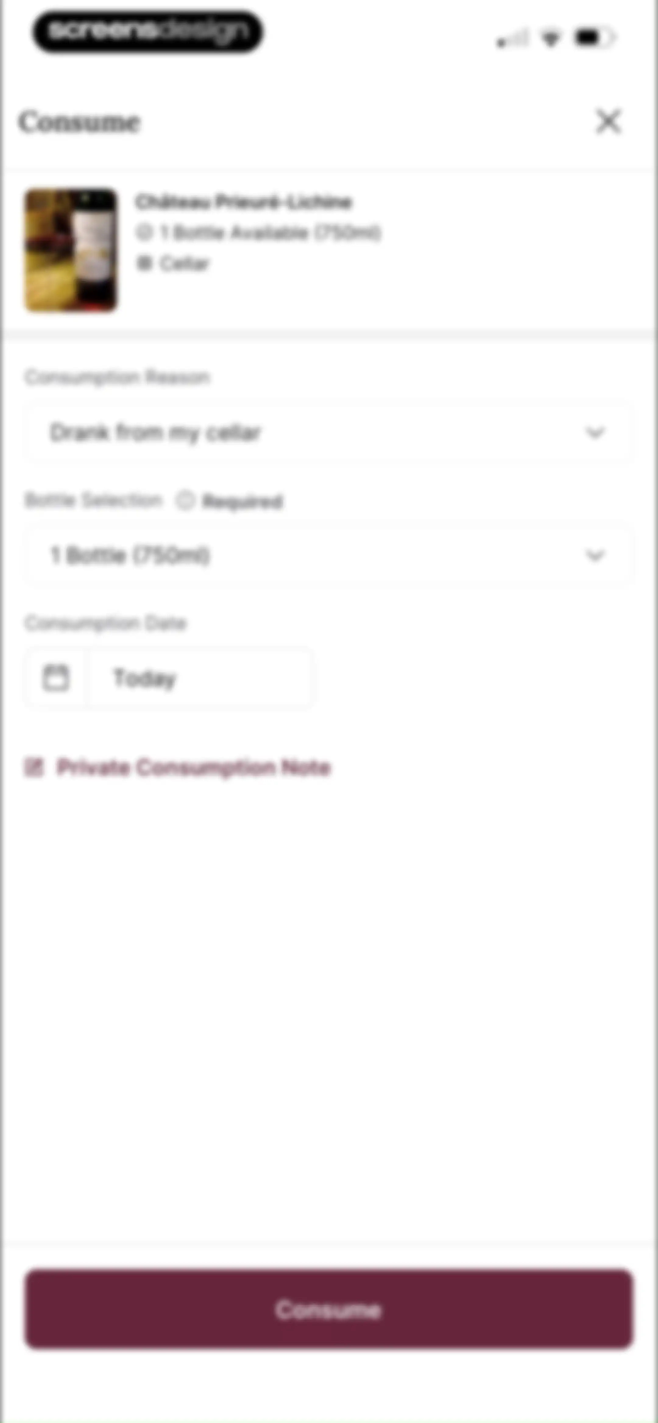 CellarTracker: #1 Wine Tracker screen 110